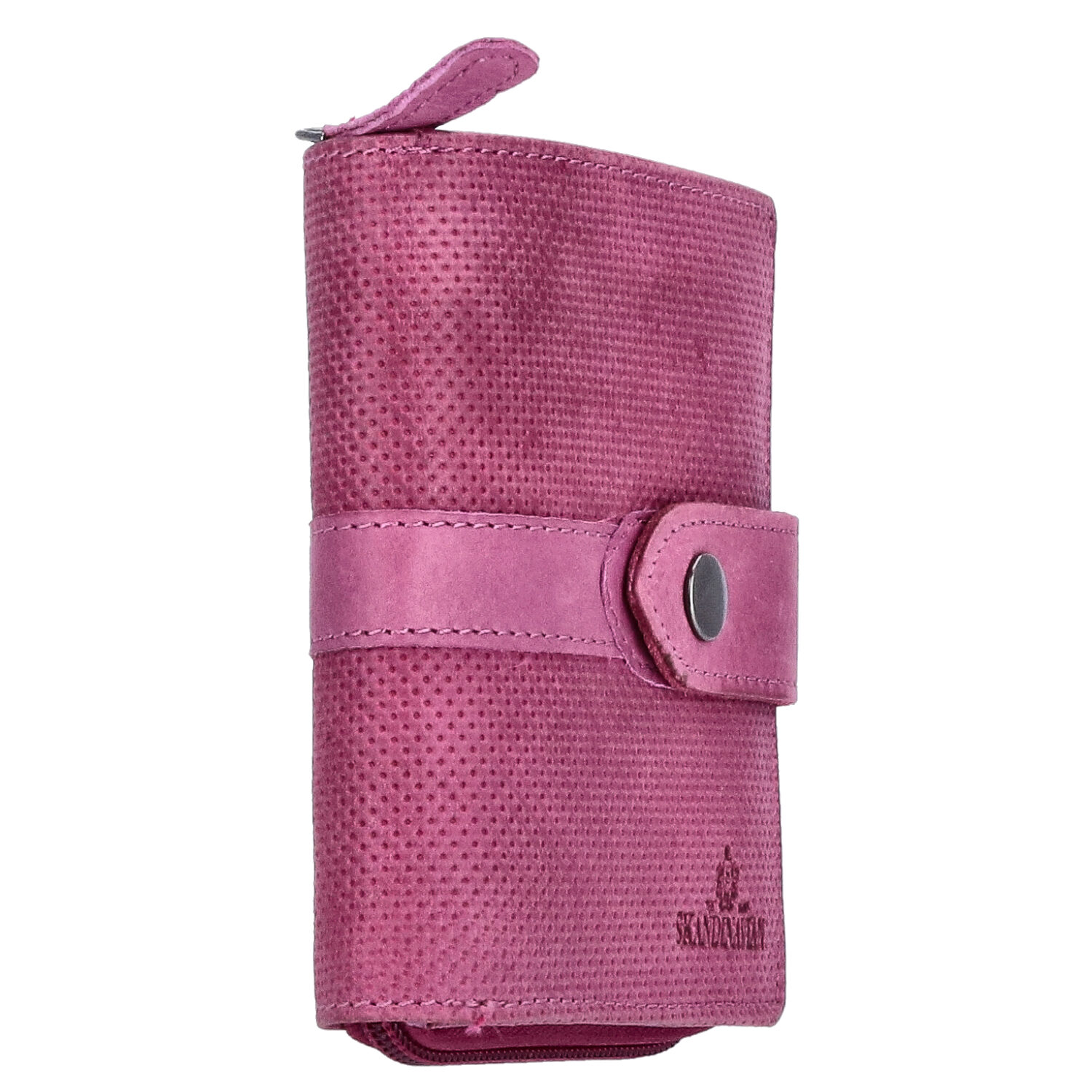 The Skandinavian Brand Damen Leder Geldbörse mittel - Purple Abbildung 3