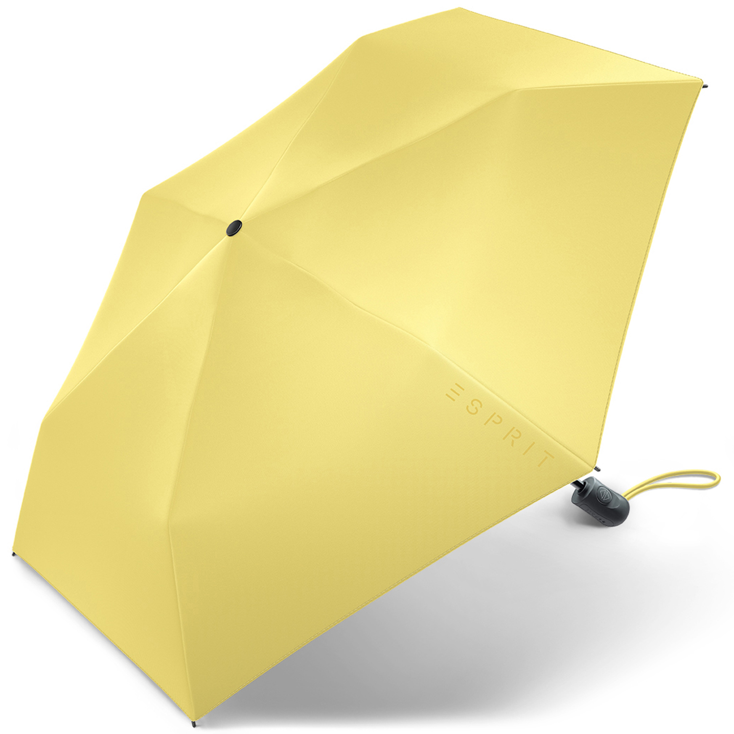 Esprit Taschenschirm Automatik Easymatic Slimline yellow cream Abbildung 1