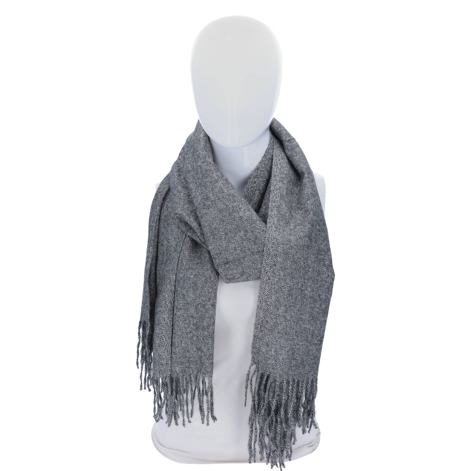 Antonio Winterschal Soft Cashmera Melange - schwarz Abbildung 2