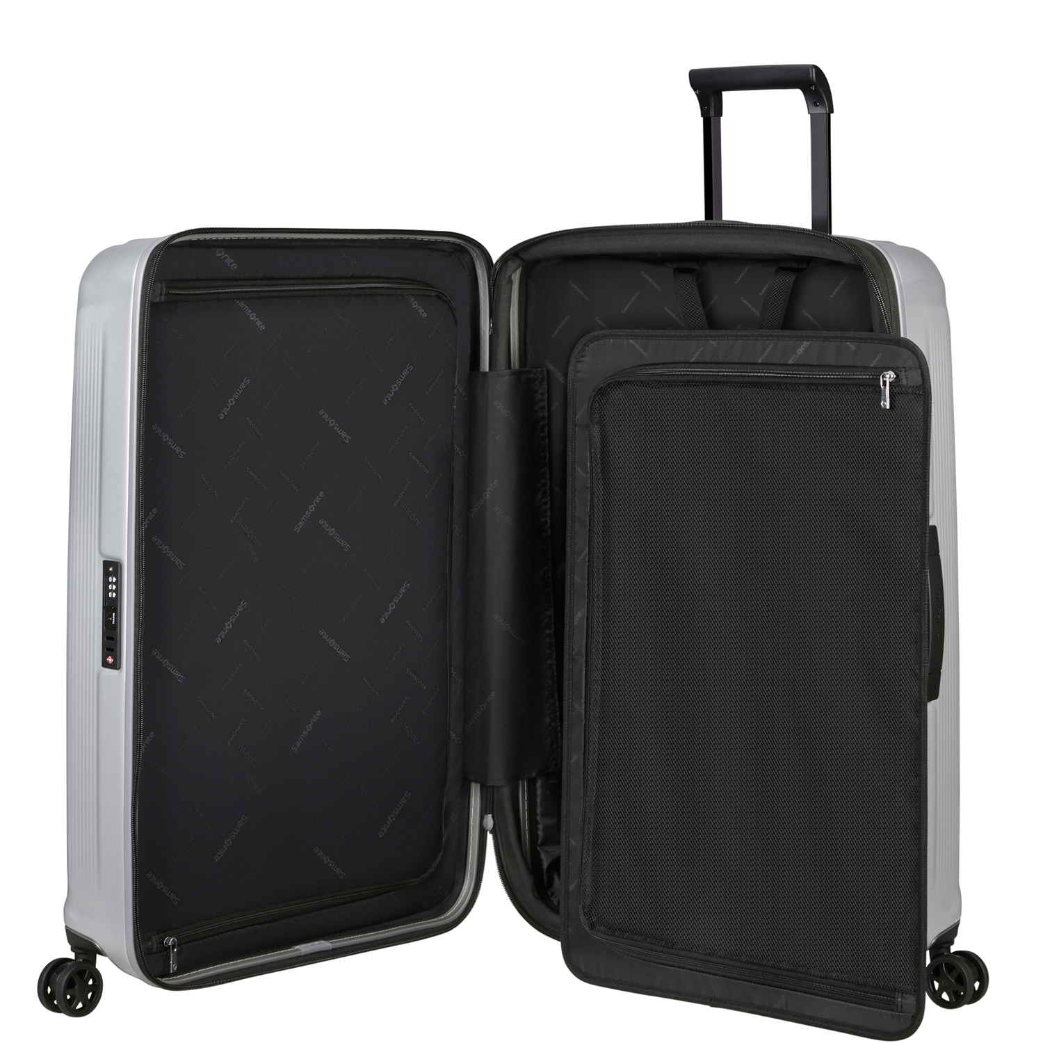 Samsonite 4-Rad Trolley 75cm erw. Nuon Matt Silver Abbildung 6