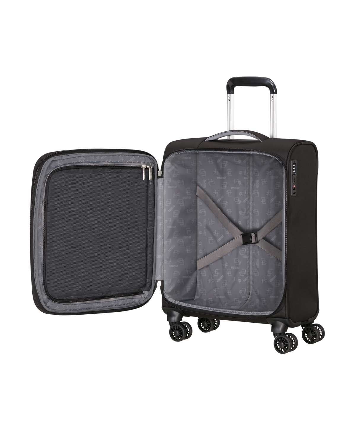 American Tourister Trolley mit 4 Rollen 55 cm Cloudrider Jet Black Abbildung 6