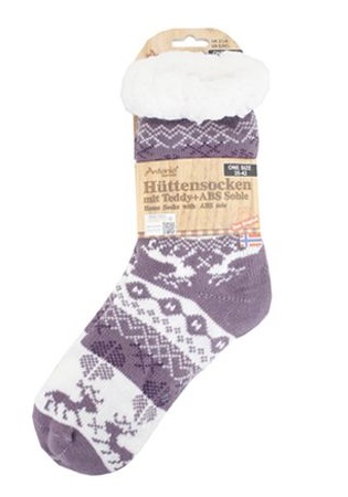 Antonio Kuschelige Hüttensocken im Norweger Design Gr. 35-42  . Abbildung 3