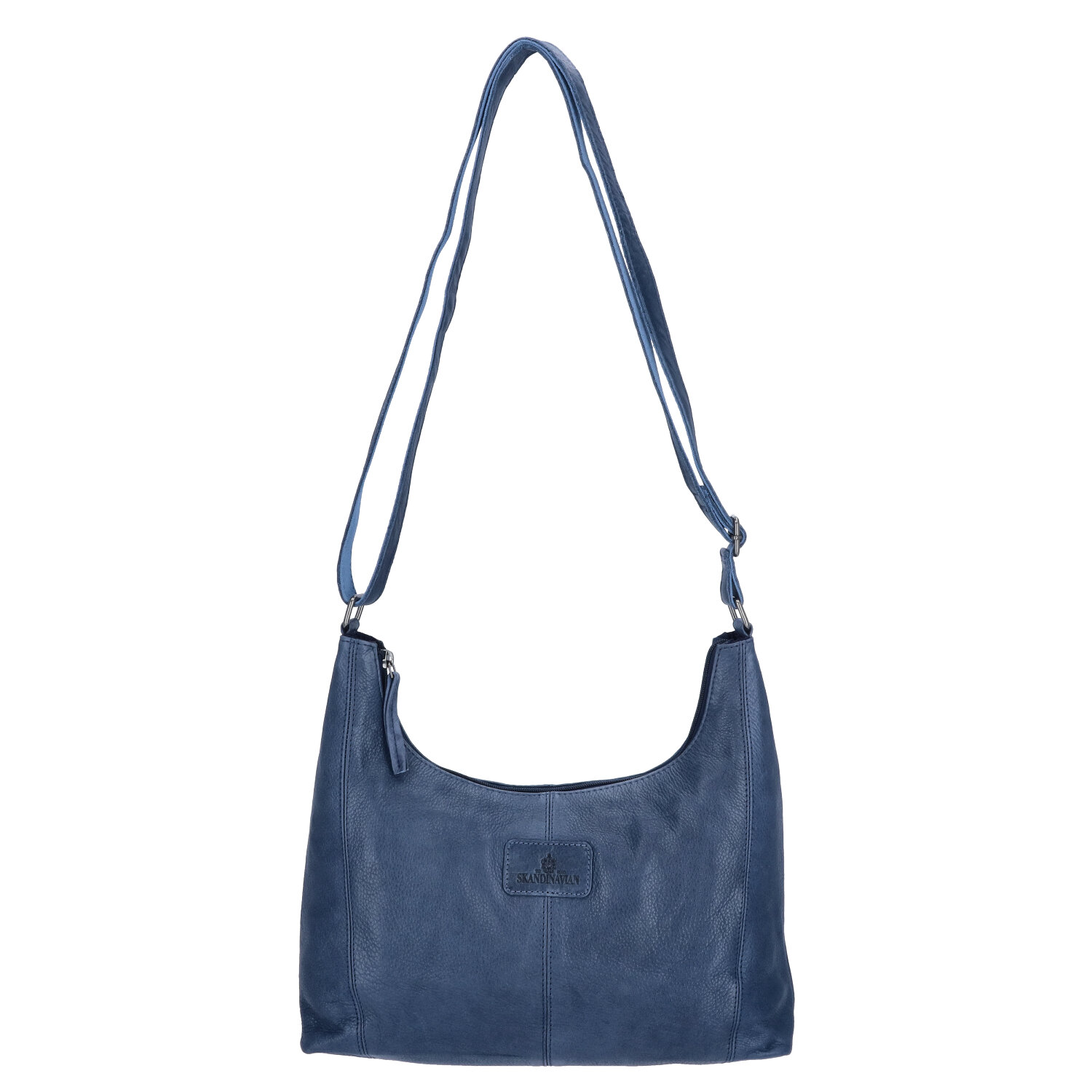 The Skandinavian Brand Leder Umhängetasche  Blue