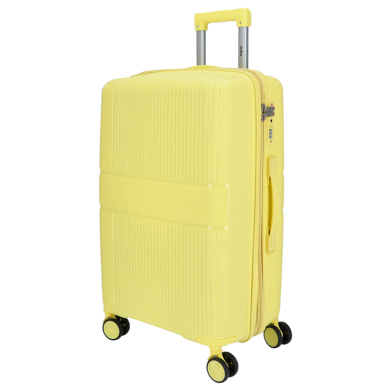 DYX 4 Rollen Trolley 4er Set S/M/L/Beauty Case Rom gelb Abbildung 4