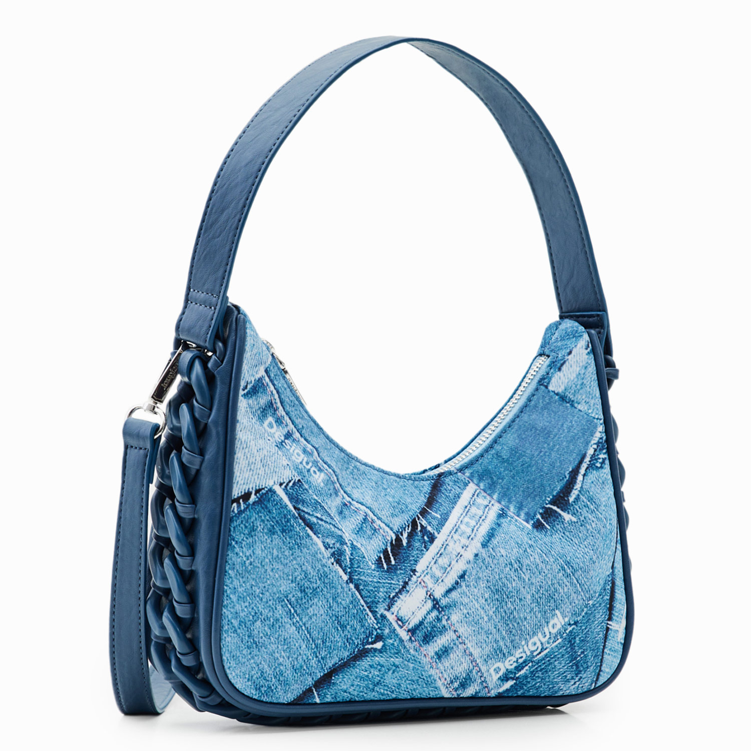 Desigual Damen Schultertasche Forever Blue Medley blau Abbildung 1