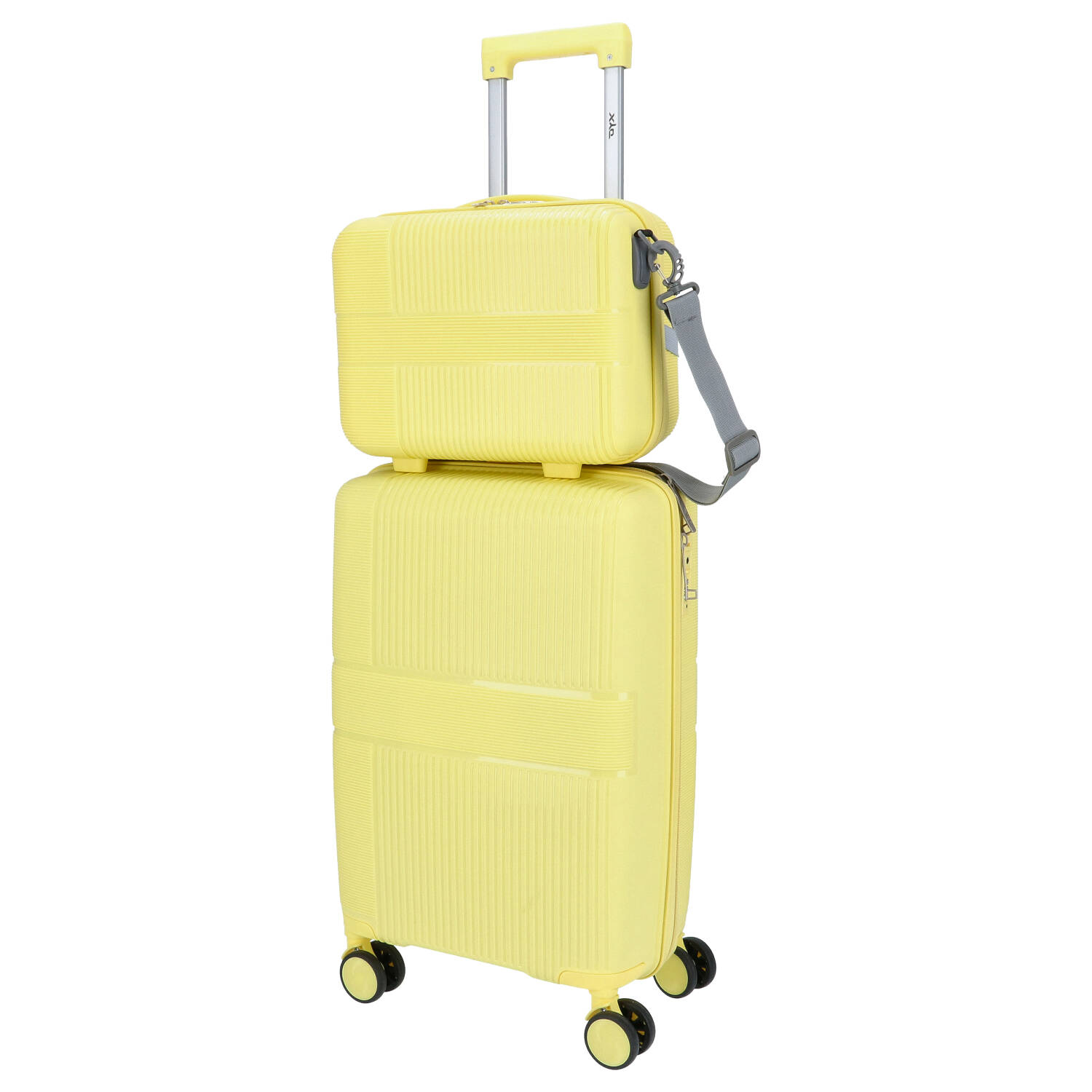 DYX 4 Rollen Koffer S 56 cm Rom gelb Abbildung 7