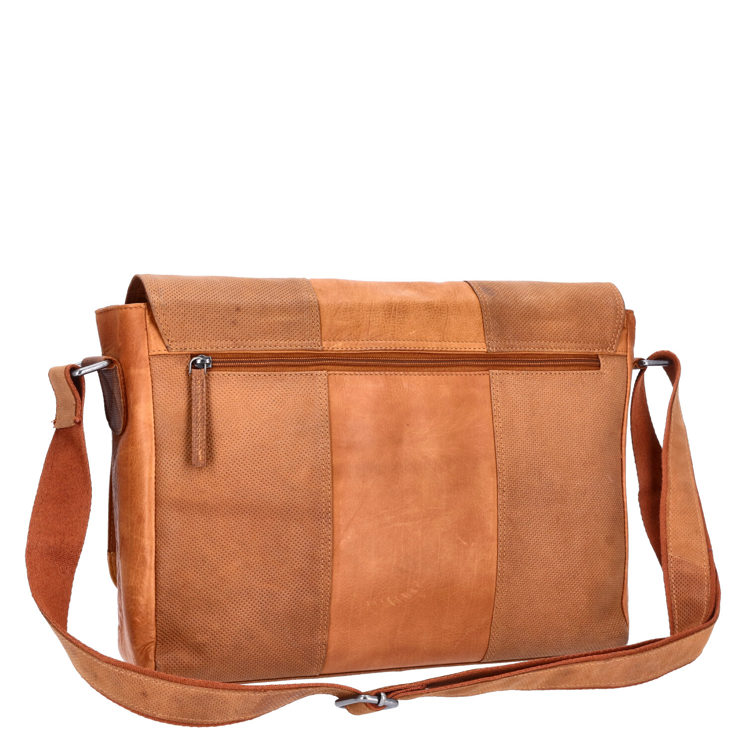 The Skandinavian Brand Leder Messenger  Cognac