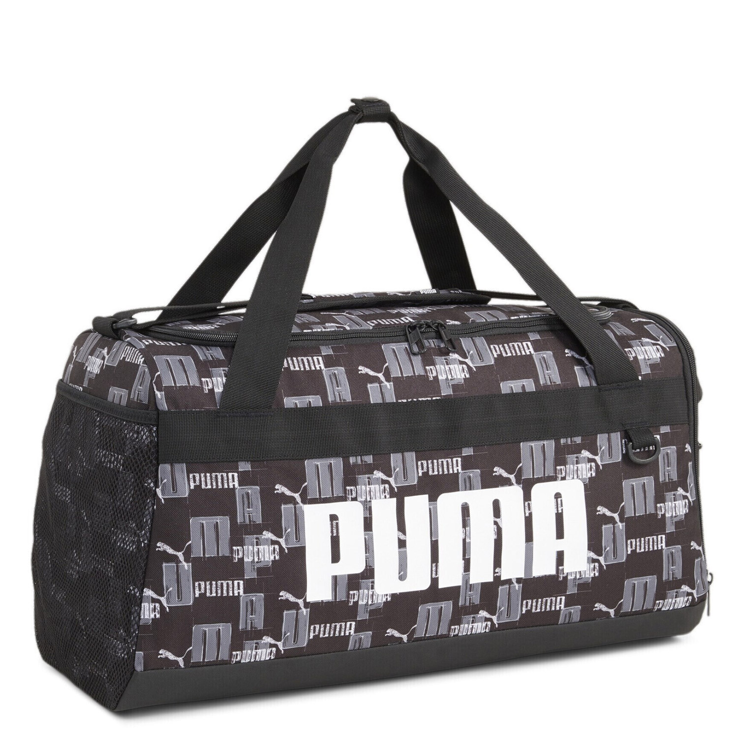 Puma Duffel Bag S Challenger black-logo AOP