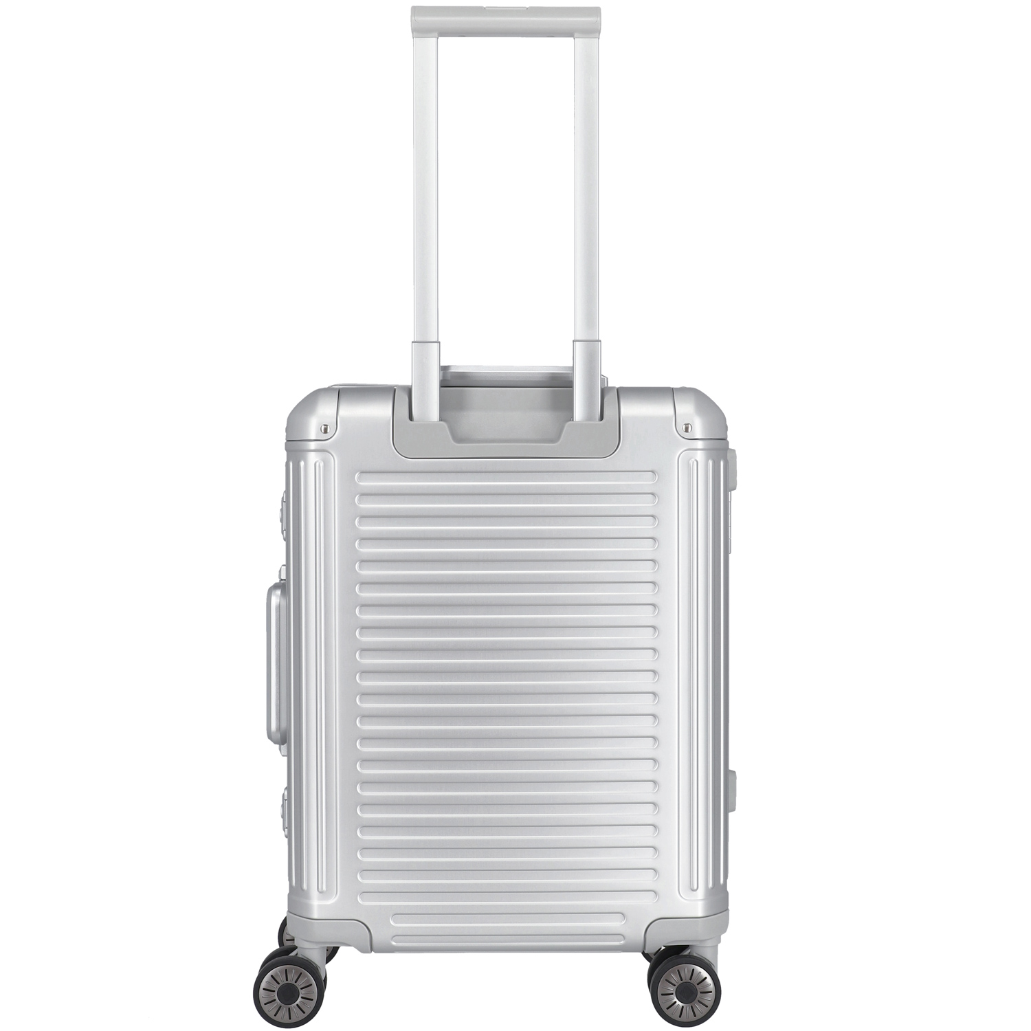 Travelite Aluminium 4-Rad Trolley S Vortasche NEXT silber Abbildung 2