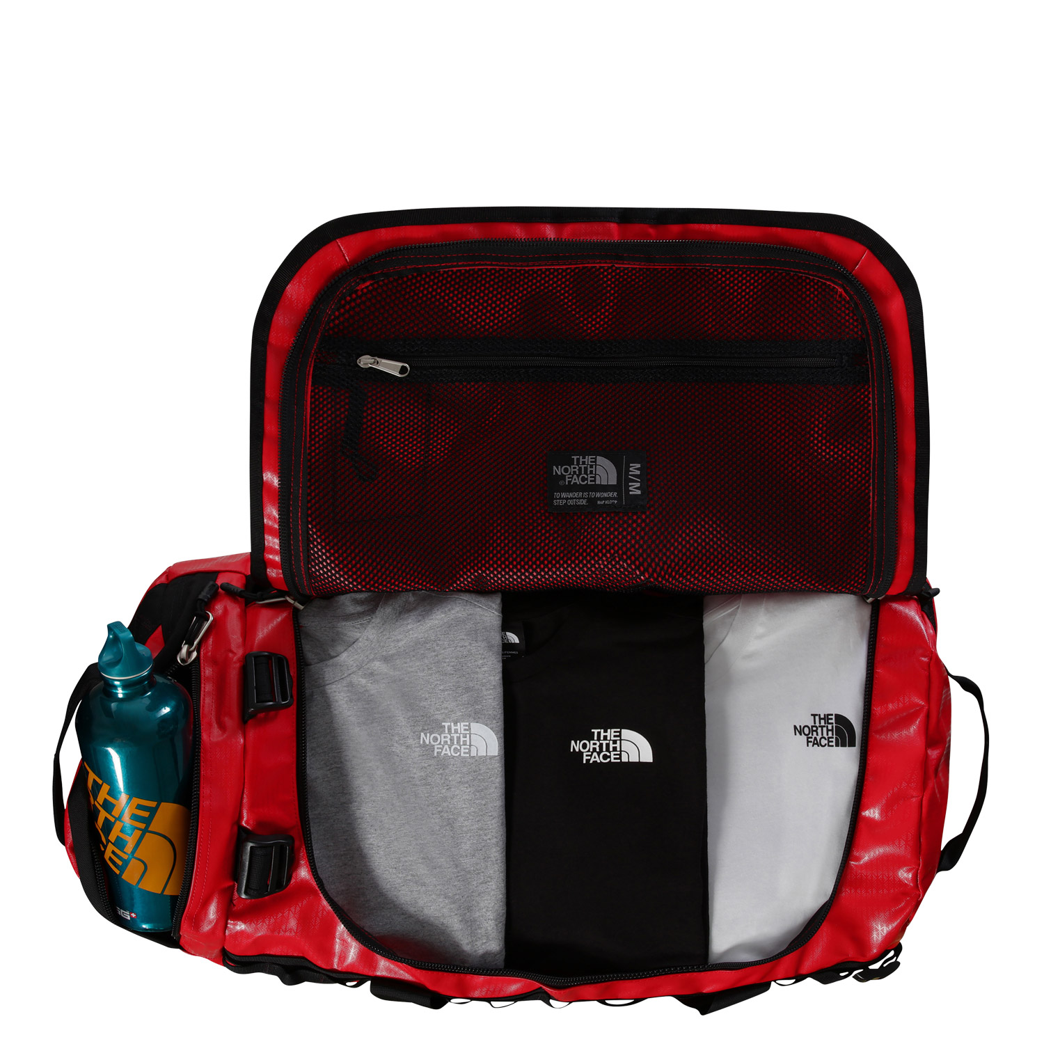 The North Face Reisetasche/Rucksack Base Camp Duffel M TNF Red-TNF Black