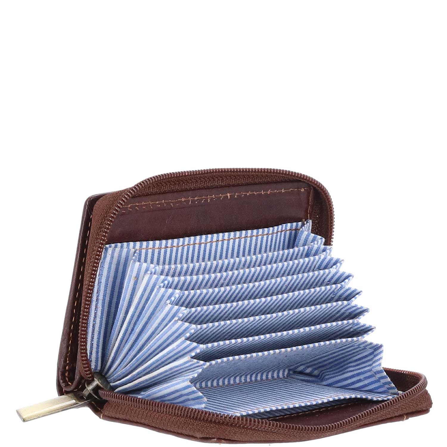 The Skandinavian Brand Leder Börse mit Kreditkartenfächer RB Western - braun Abbildung 4
