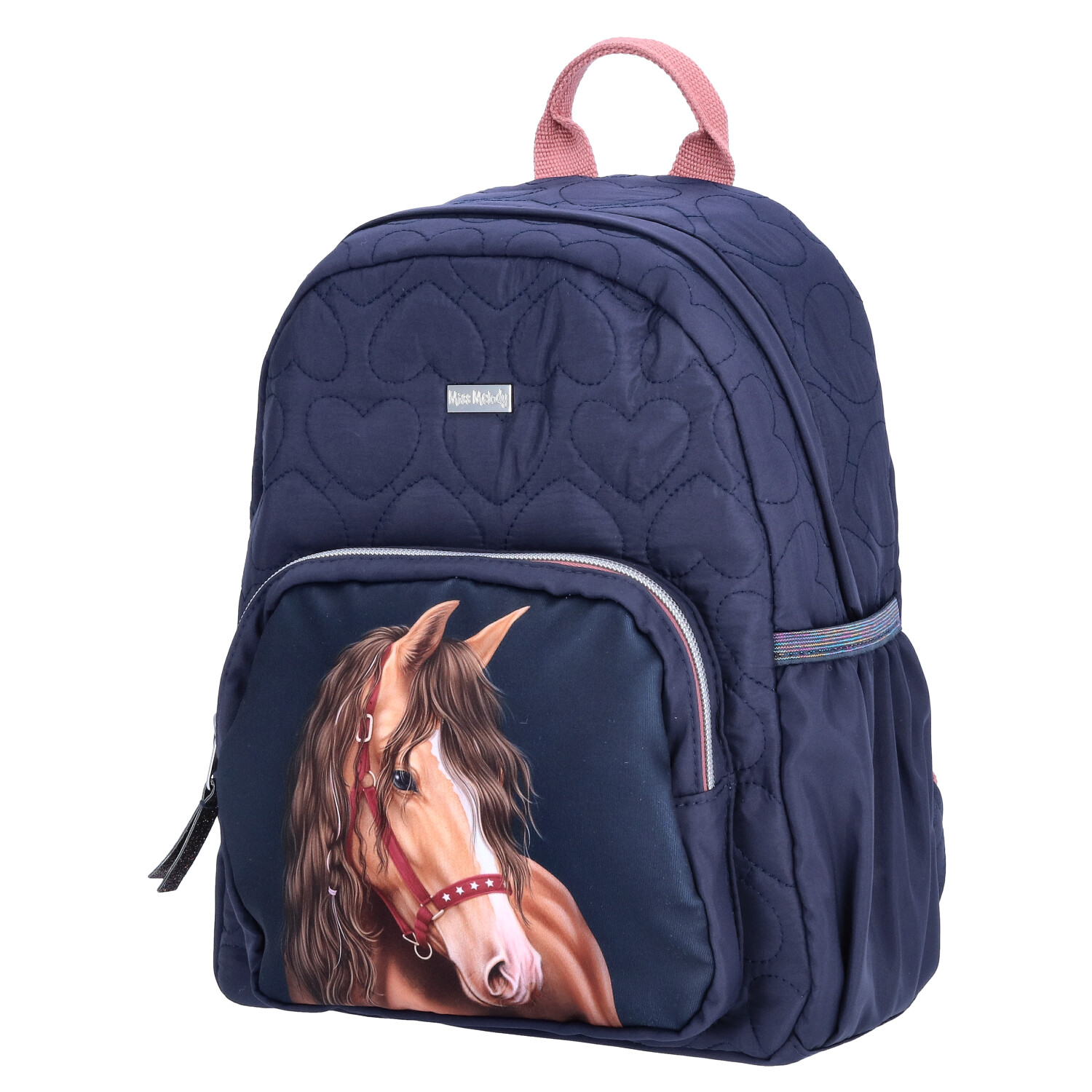 Depesche Kinderrucksack mit Herzsteppung Miss Melody GLITTER HORSE 