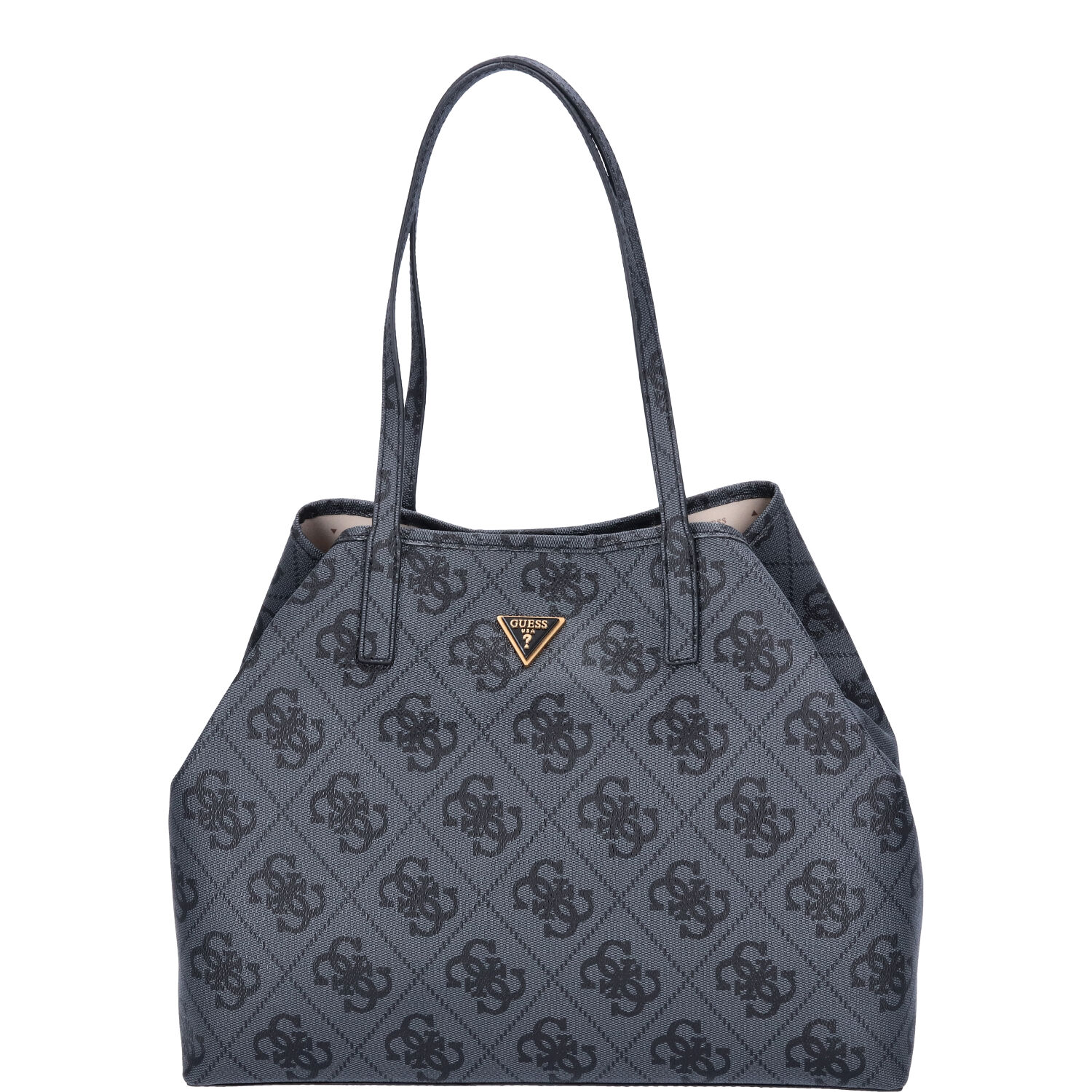 GUESS Damen Shopper Vikky Coal Logo