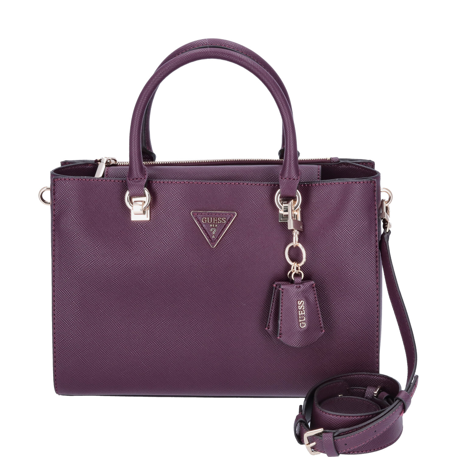 GUESS Damen Handtasche Brynlee plum