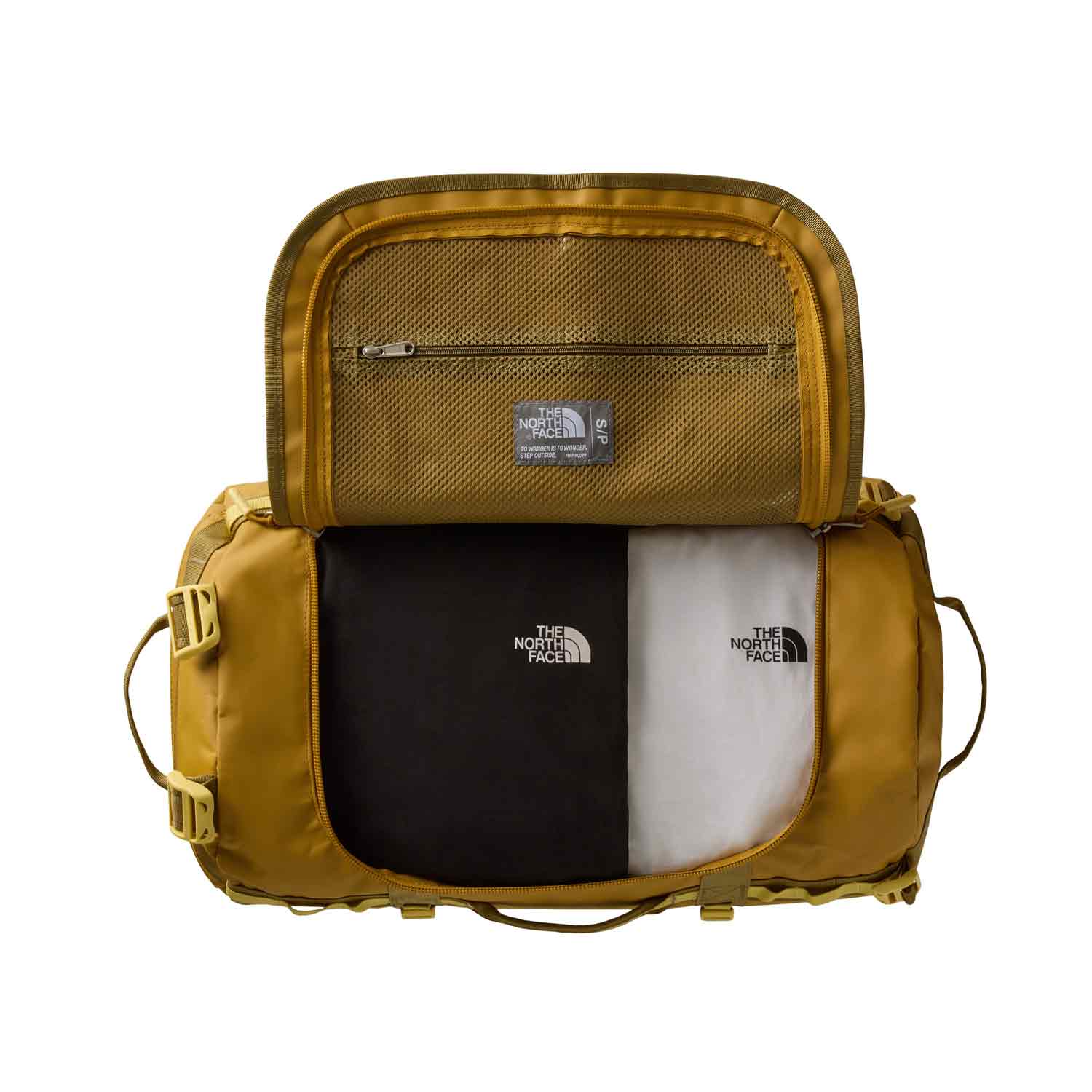 The North Face Reisetasche/Rucksack Base Camp Duffel S Golden Tan/Cedar/Honeye Abbildung 4