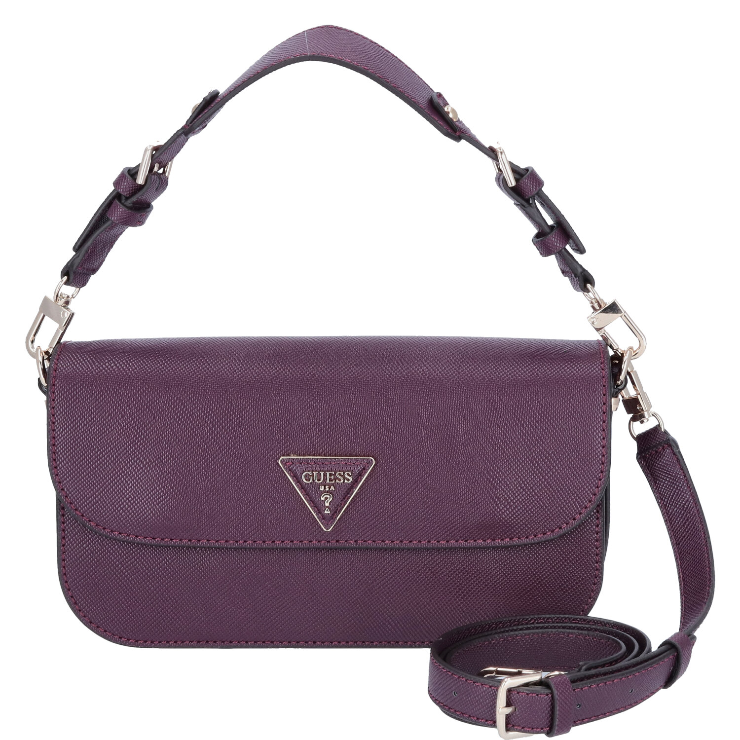 GUESS Damen Schultertasche Brynlee plum