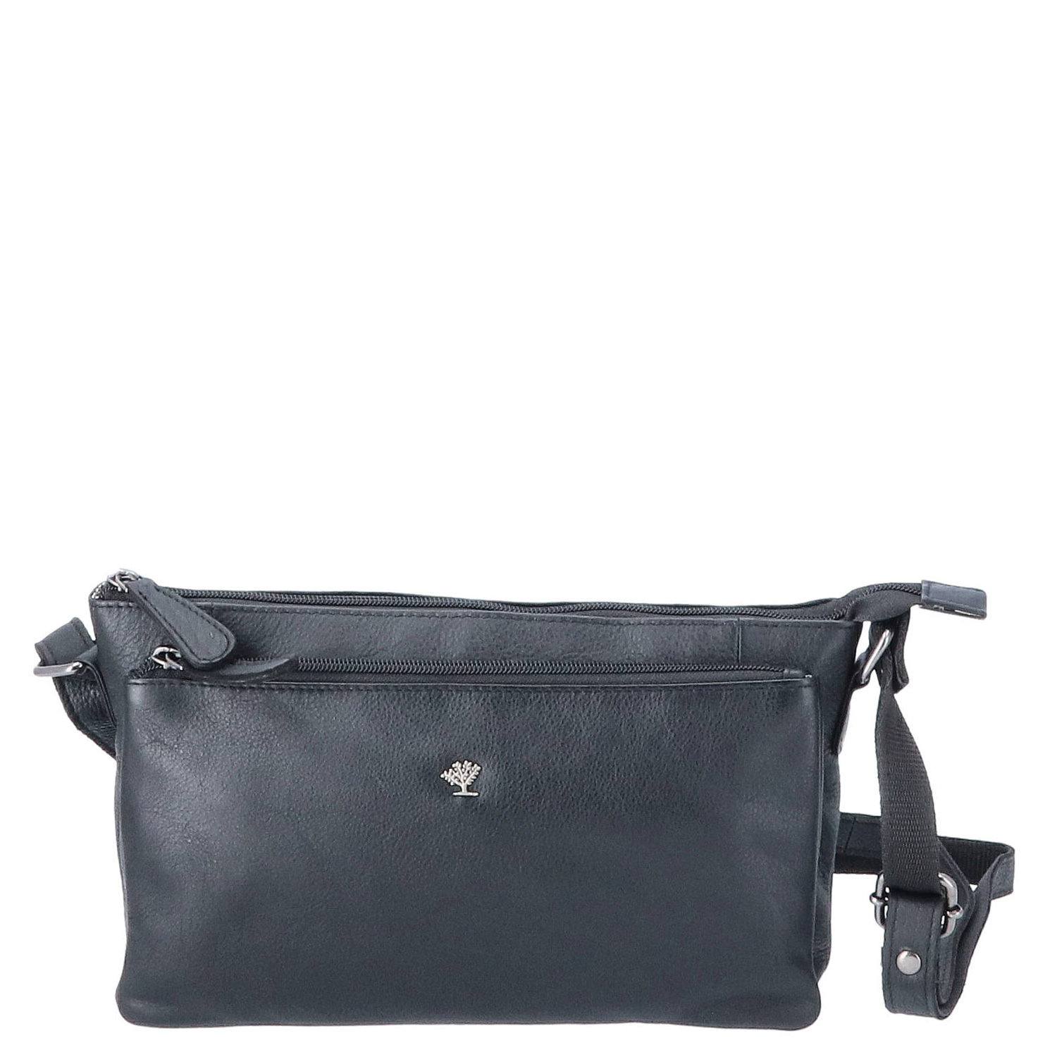 The Skandinavian Brand Leder Umhängetasche - Black Abbildung 1