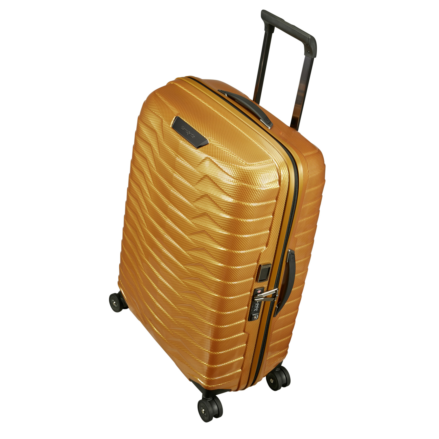 Samsonite Trolley mit 4 Rollen 81cm Proxis honey Gold Abbildung 3