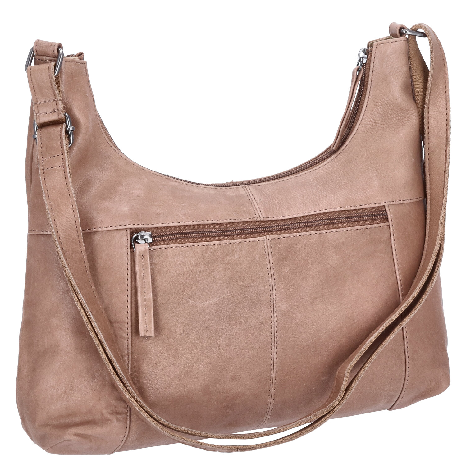 The Skandinavian Brand Leder Umhängetasche  beige