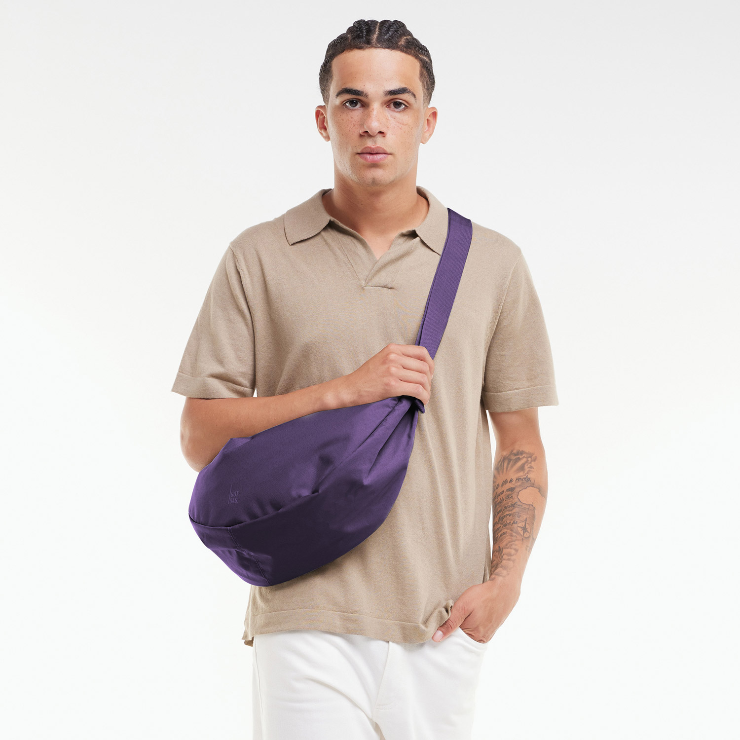 Got Bag Umhängetasche / Crossbody Moon Bag Large monochrome ocean dusk Abbildung 7