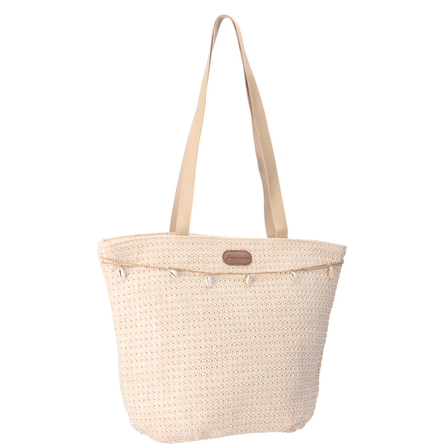 Antonio Damen Bast Tasche L - beige Abbildung 3