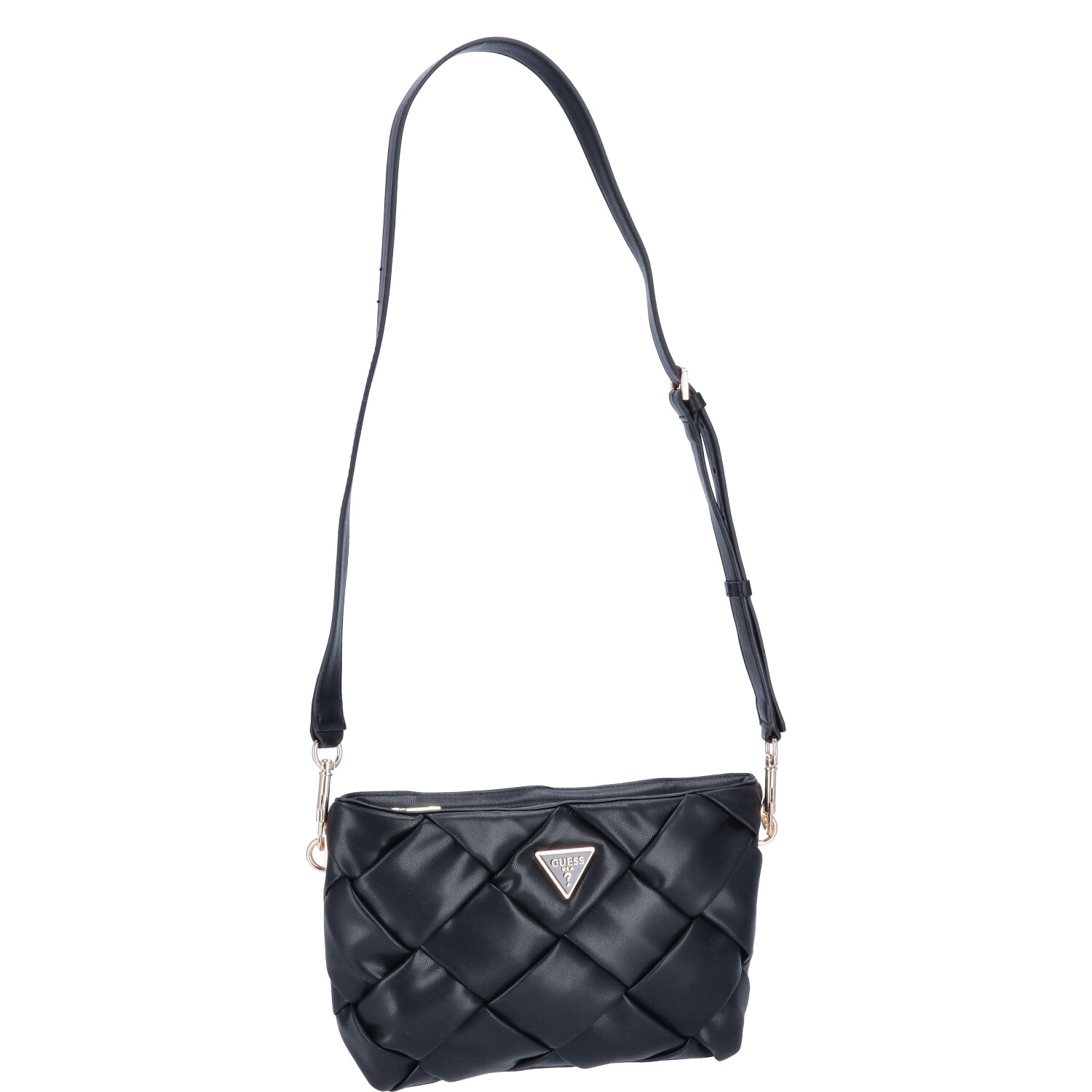 GUESS Damen Umhängetasche Zaina Black