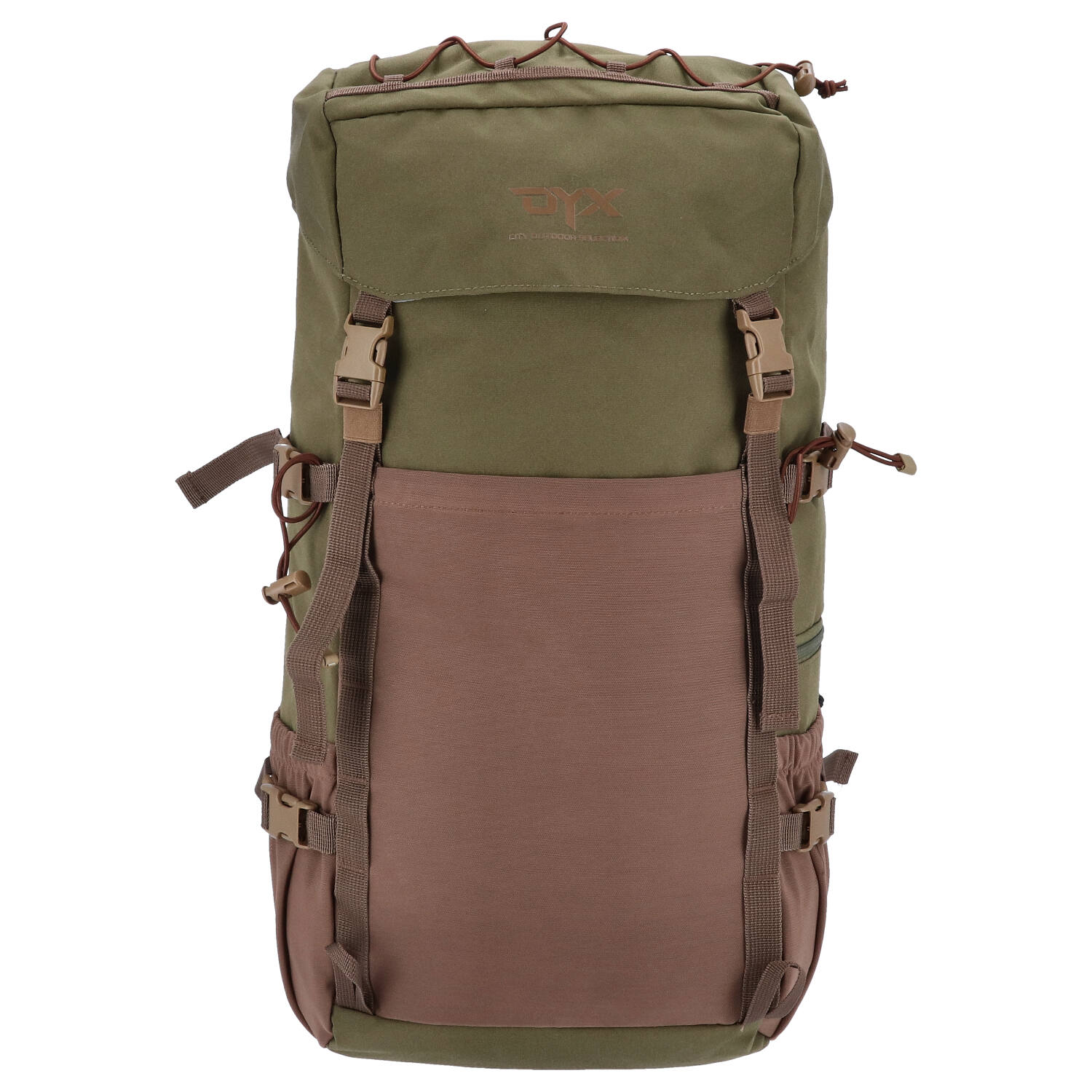 DYX Großer Freizeit- und Reiserucksack - green/coffee Abbildung 7