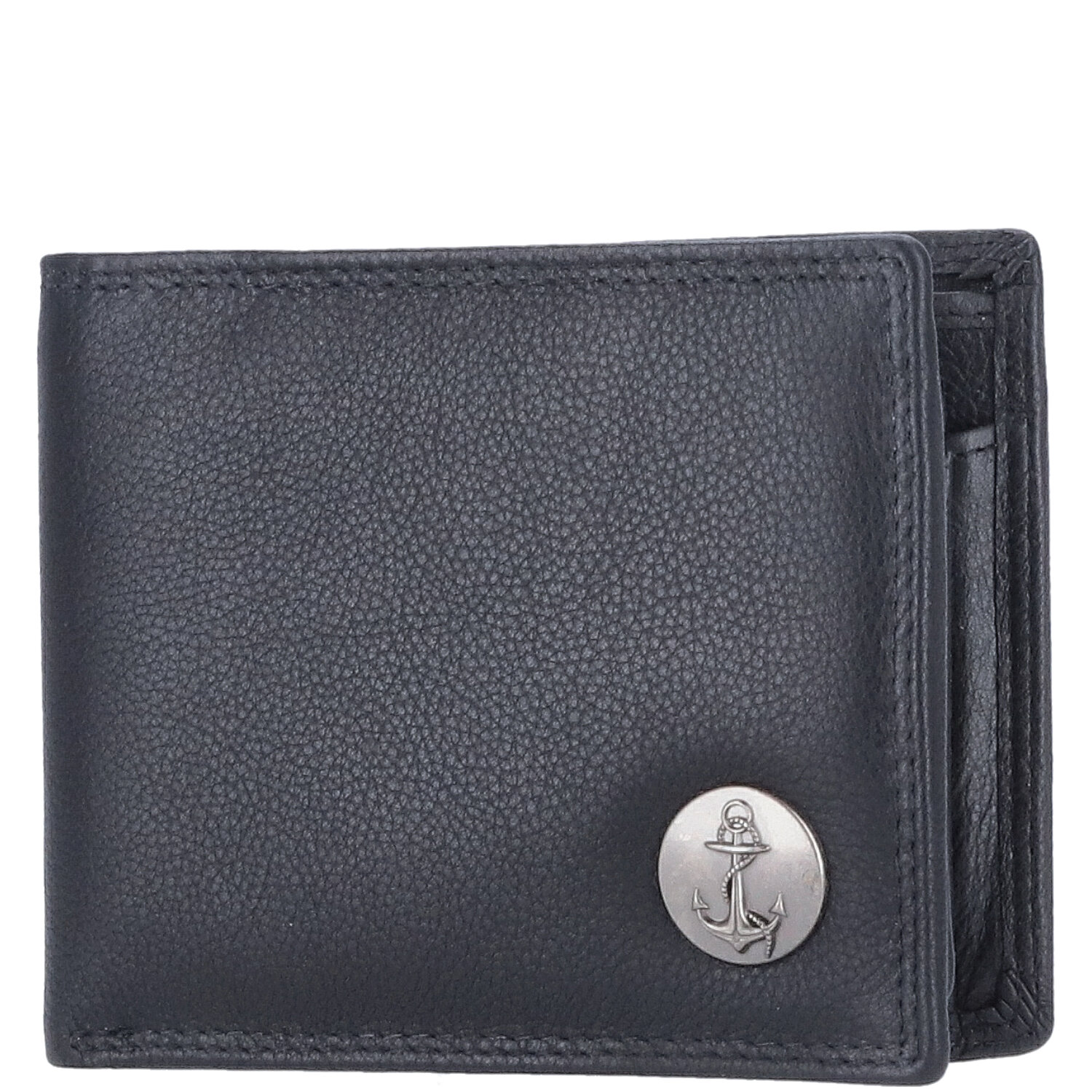 The Skandinavian Brand Leder Geldbörse Maritime schwarz Abbildung 1