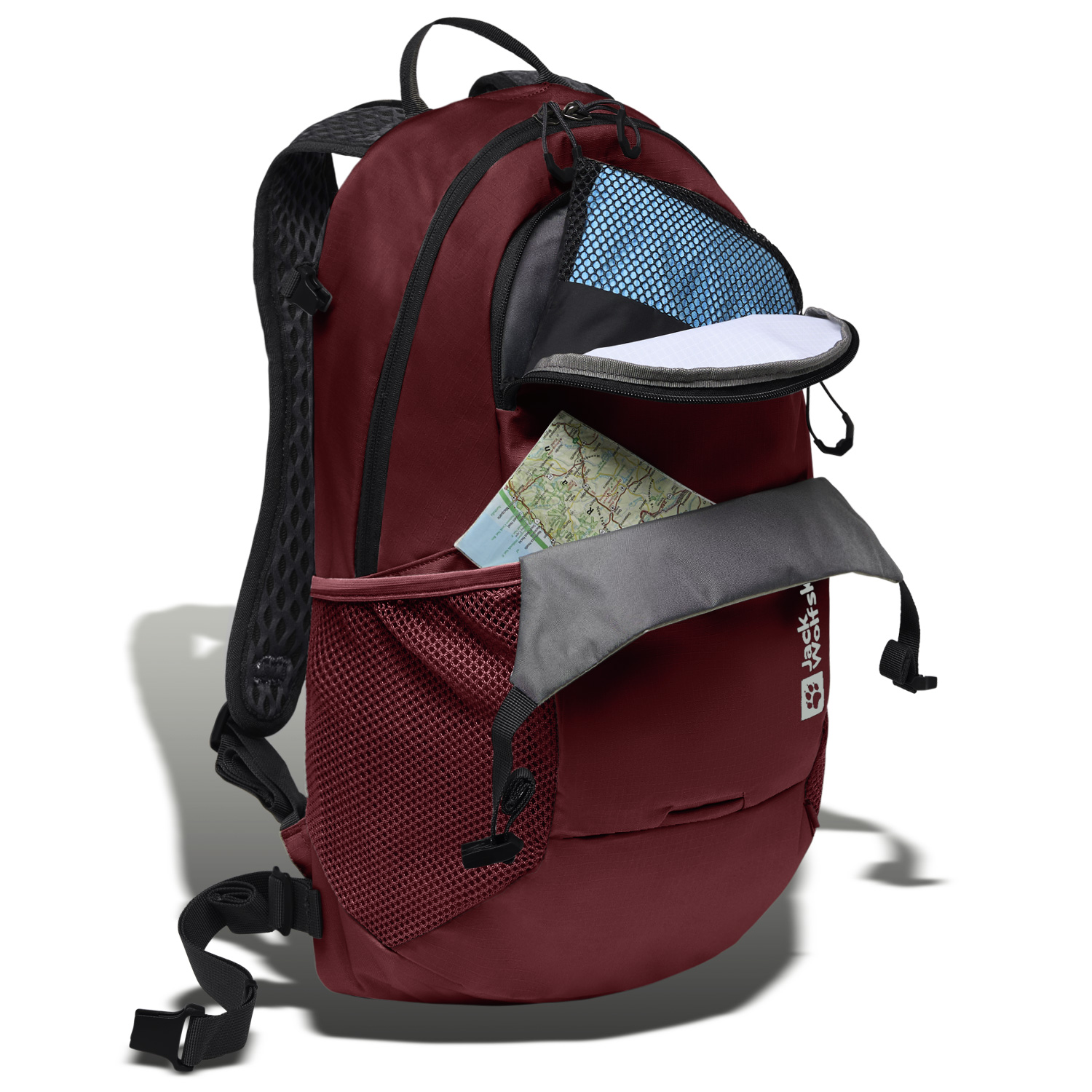 Jack Wolfskin Rucksack Velocity 20 deep ruby Abbildung 5