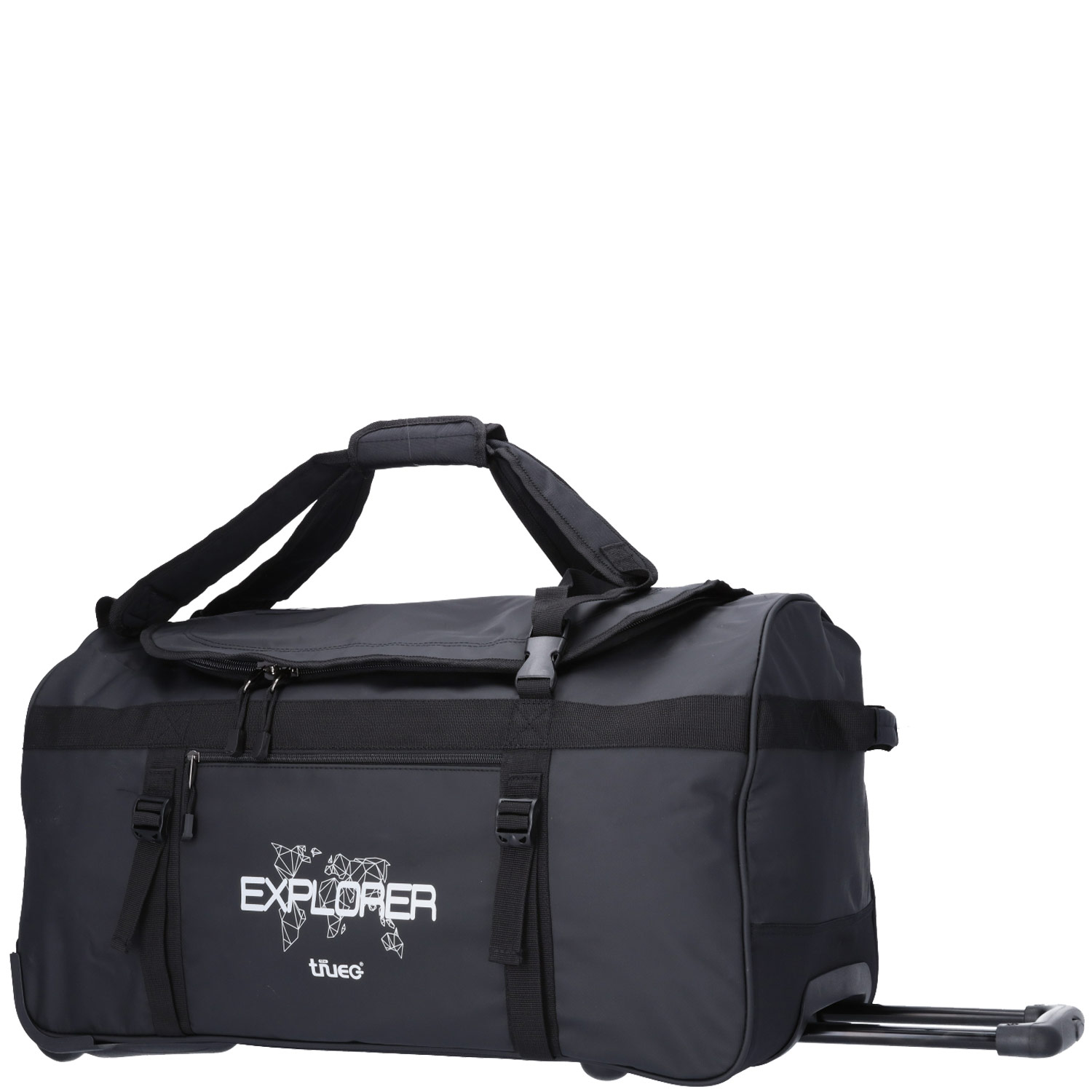 TheTrueC Trolly Bag With Wheels 66cm Explore Explorer schwarz