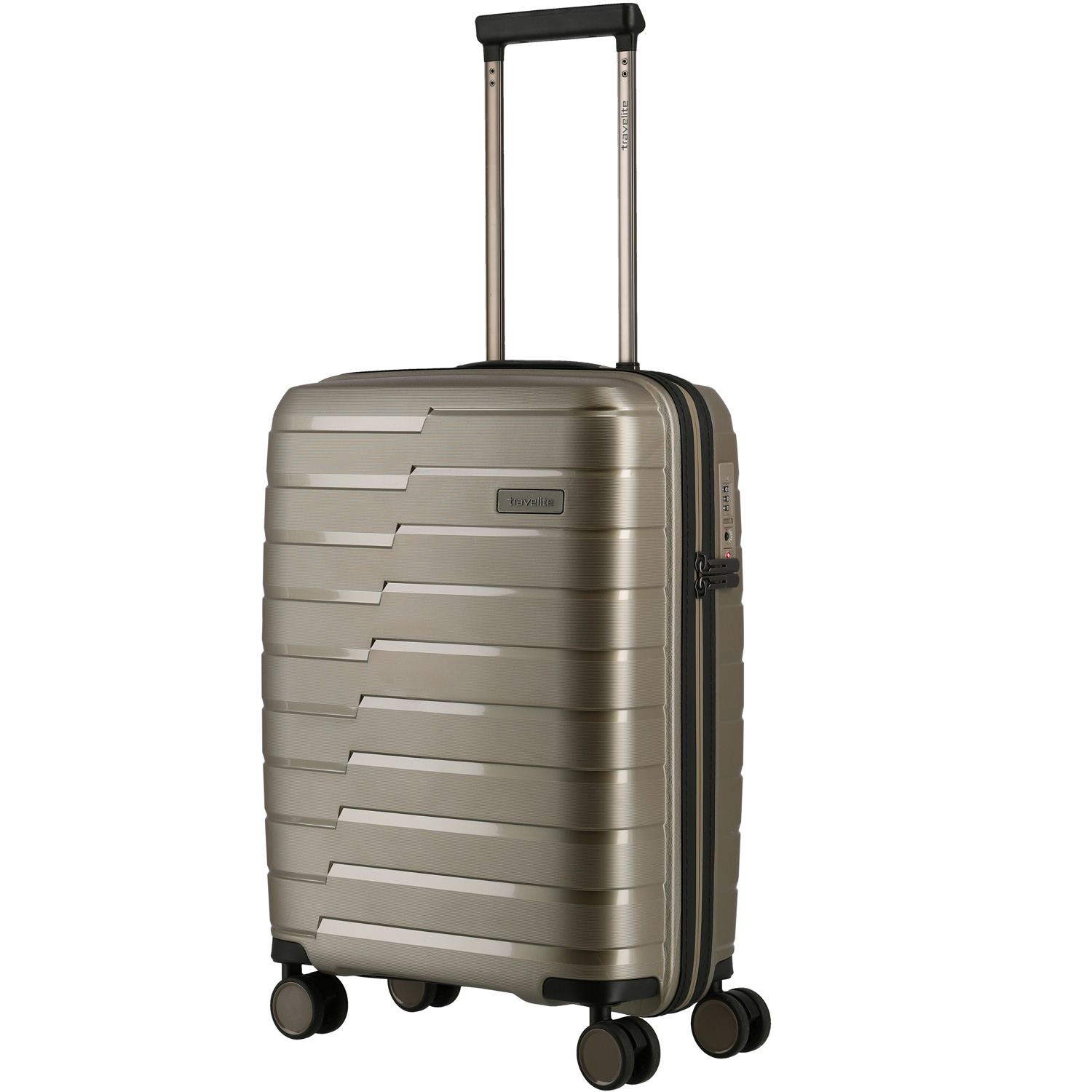 Travelite 4-Rad Trolley S Air Base champagner