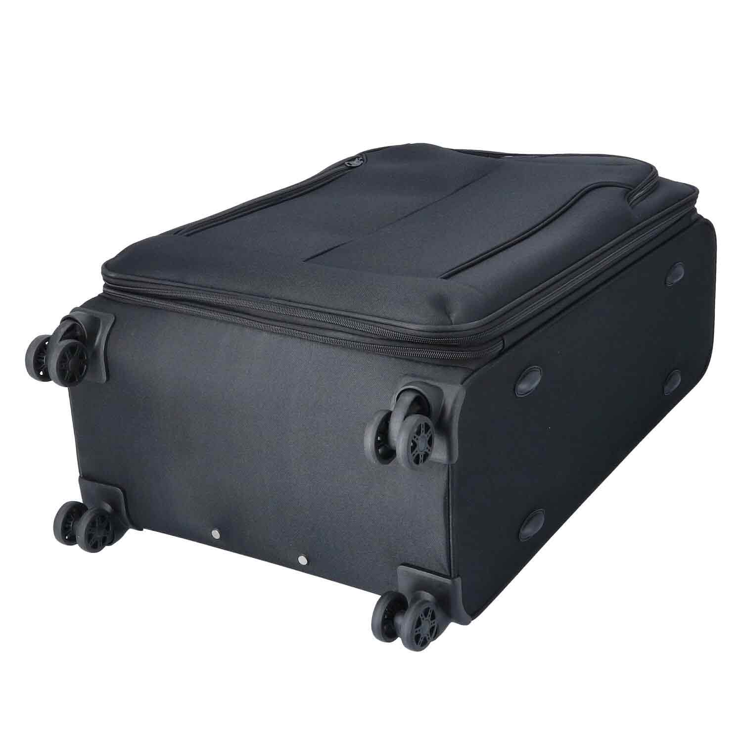 TheTrueC 4 Rollen Koffer 3er Set  S/M/L Kopenhagen schwarz Abbildung 6