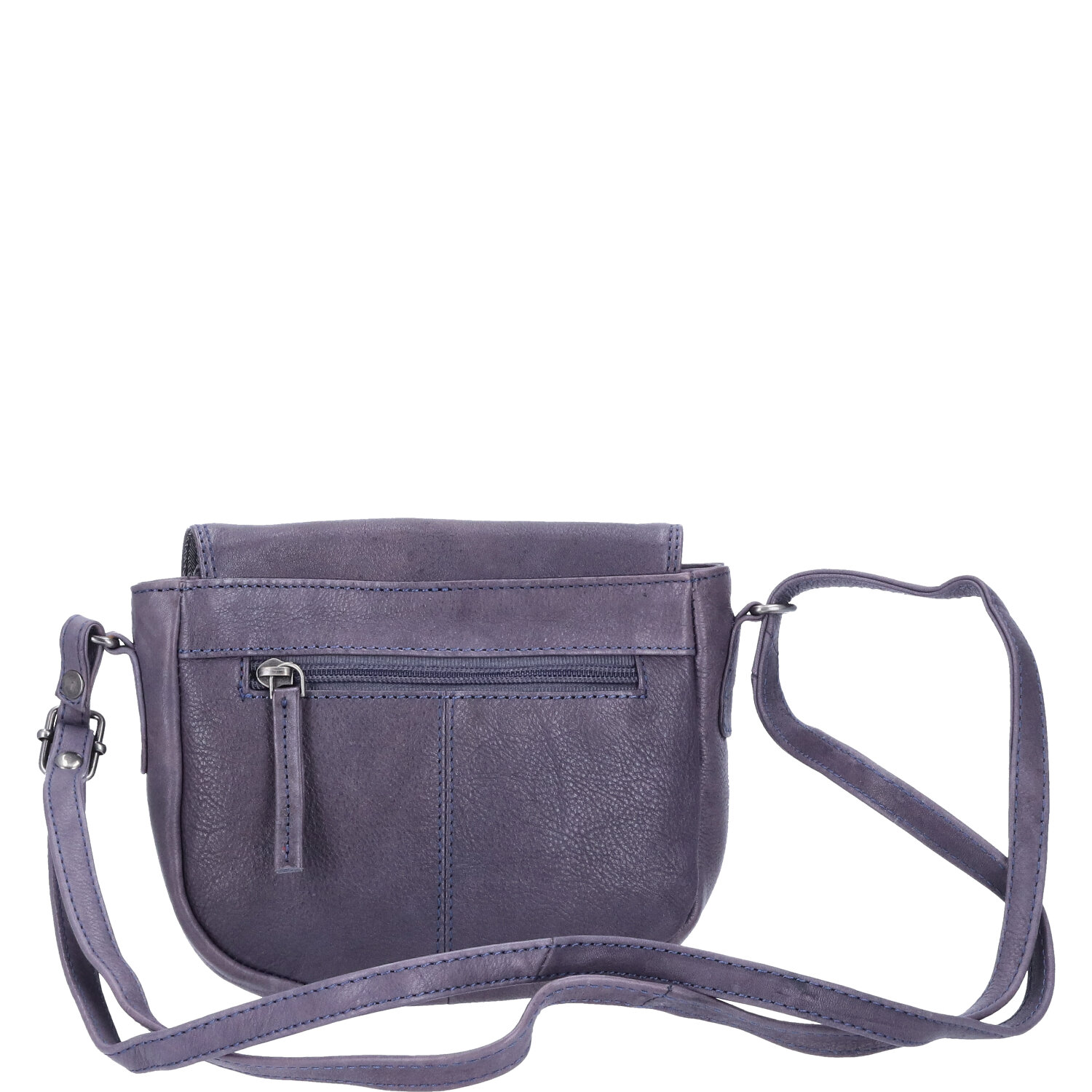 The Skandinavian Brand Damen Leder Tasche, Umhängetasche  blau