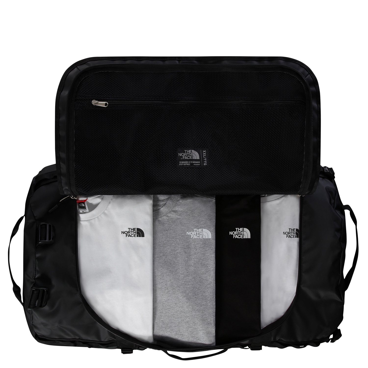 The North Face Reise/-Sporttasche Rucksack Base Camp Duffel XXL TNF Black-TNF W Abbildung 3