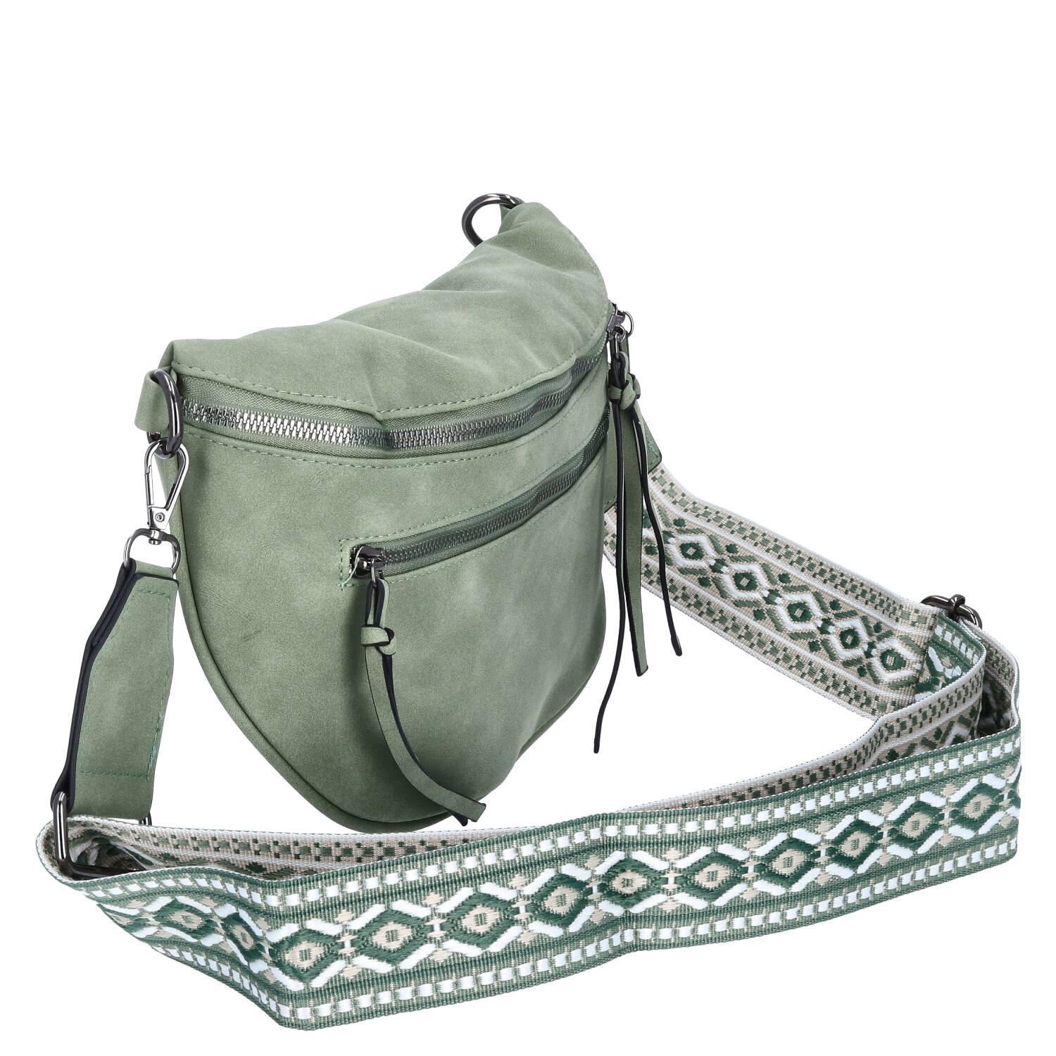 Antonio Crossbody Vintage Bag  Green