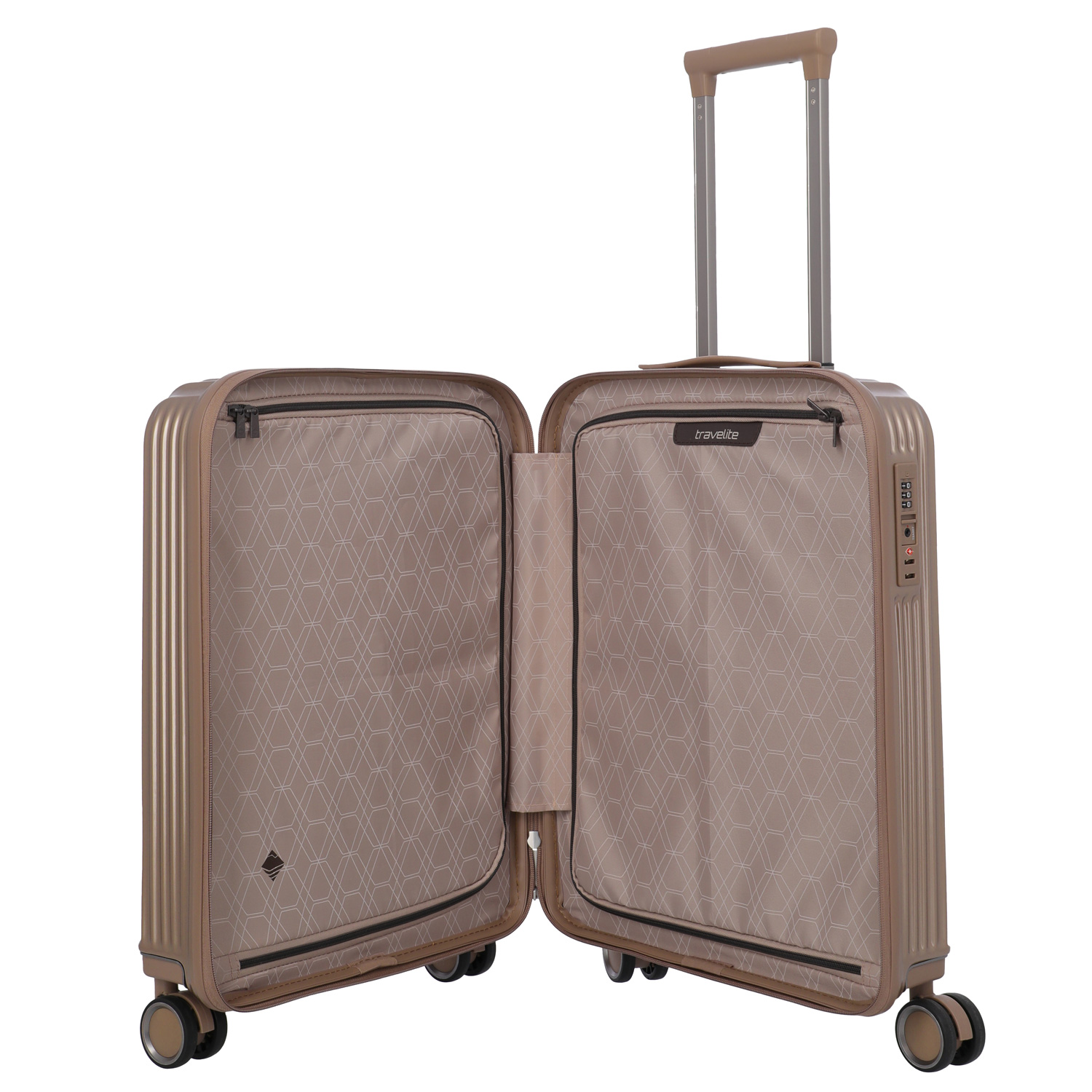 Travelite 4-Rad Trolley S Paros Cappuccino