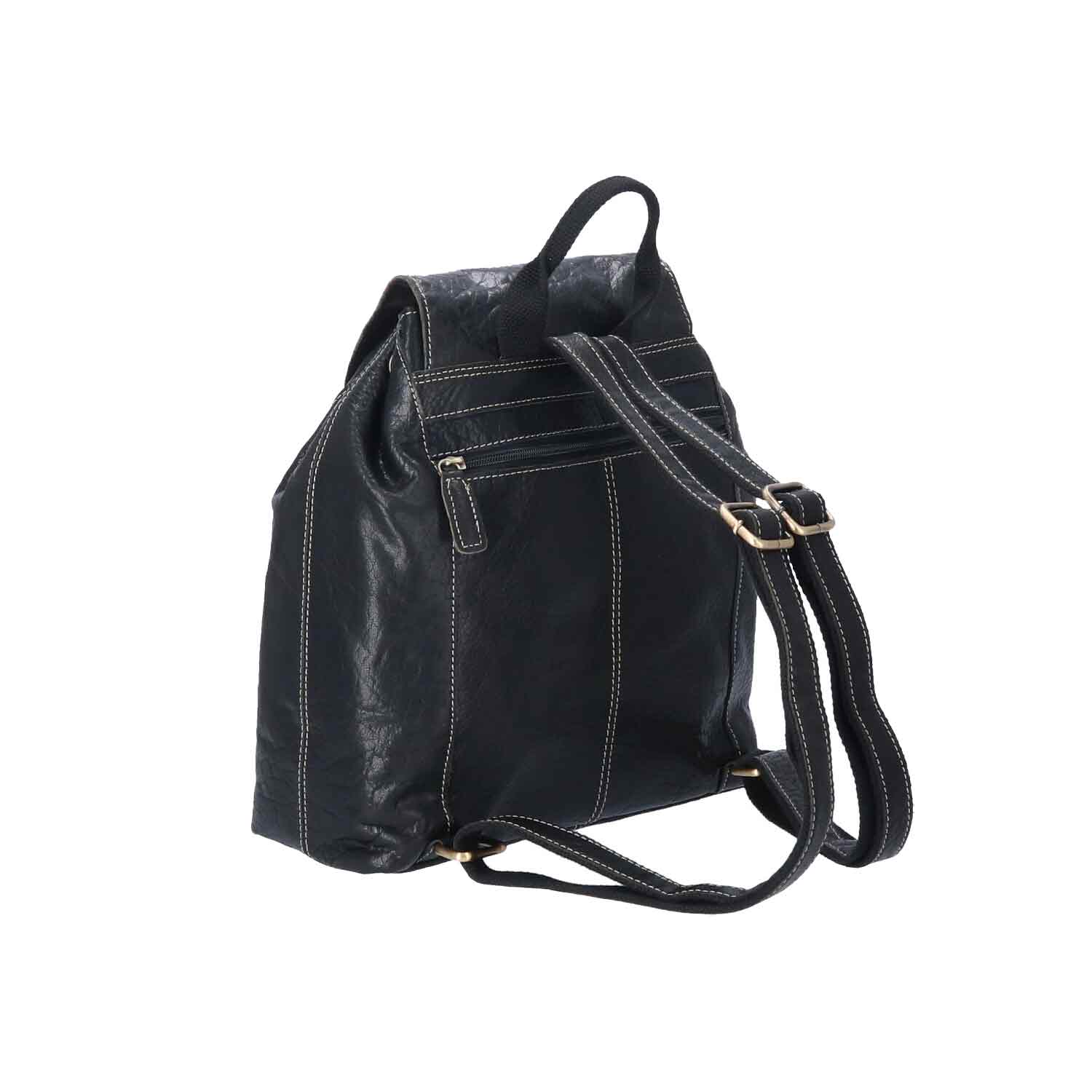 The Skandinavian Brand Backpack Leather - schwarz Abbildung 3