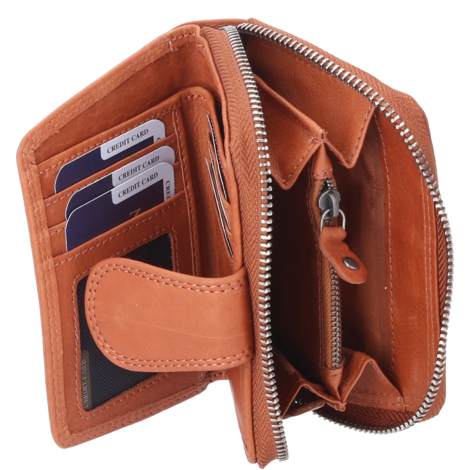 The Skandinavian Brand Leder Geldbörse  Cognac Abbildung 4