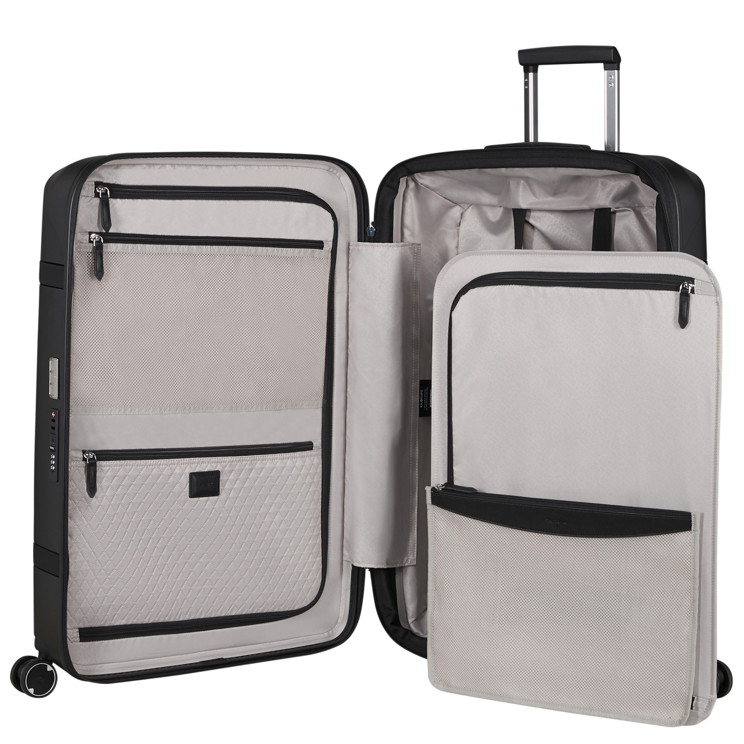 Samsonite 4-Rad Trolley 75/28 erweiterbar Image Black Abbildung 7