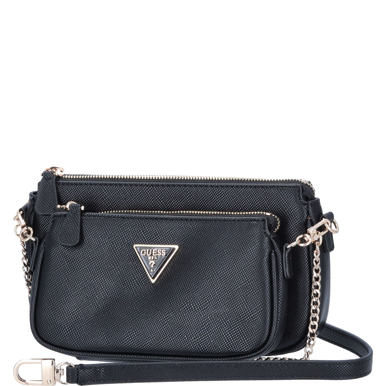 GUESS Damen Schultertasche Noelle Black