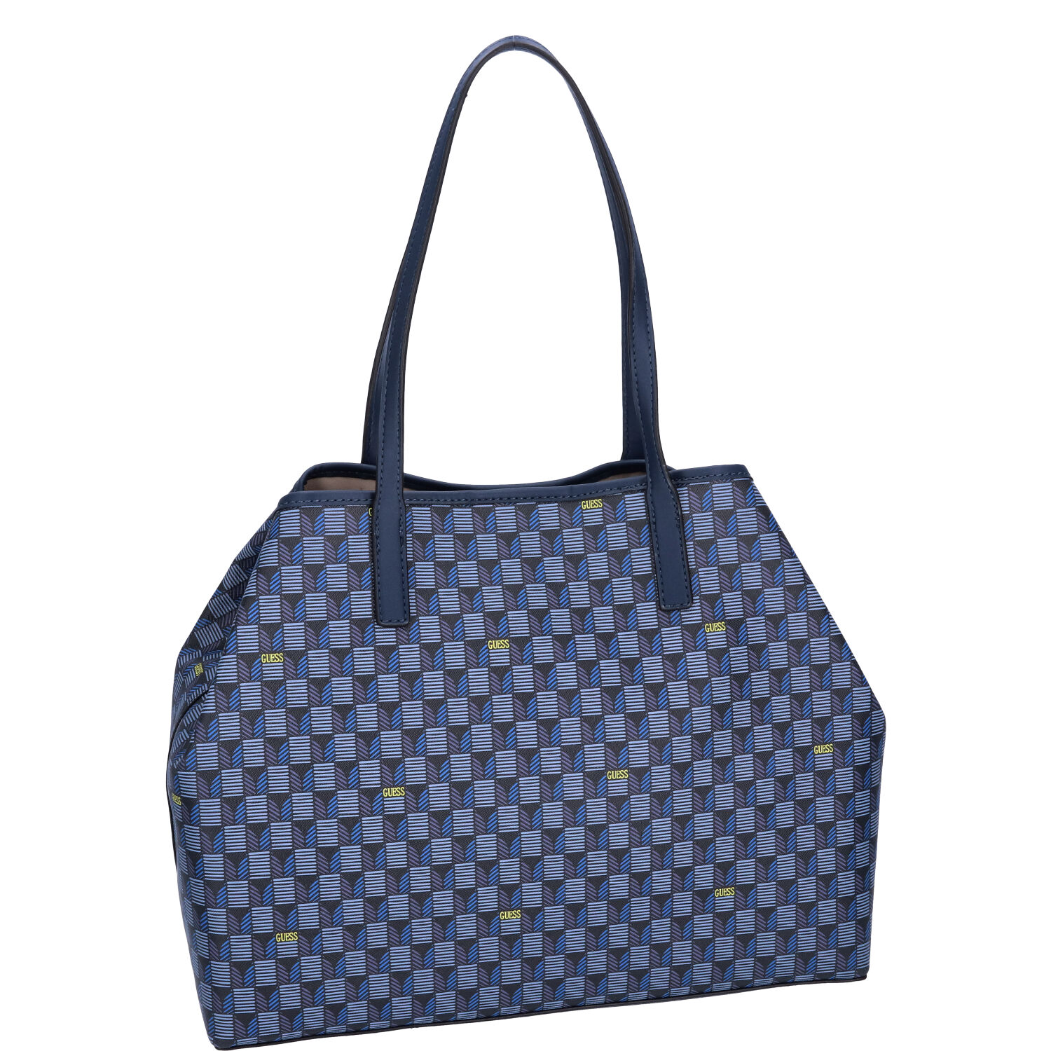 GUESS Damen Shopper Vikky Blue Logo