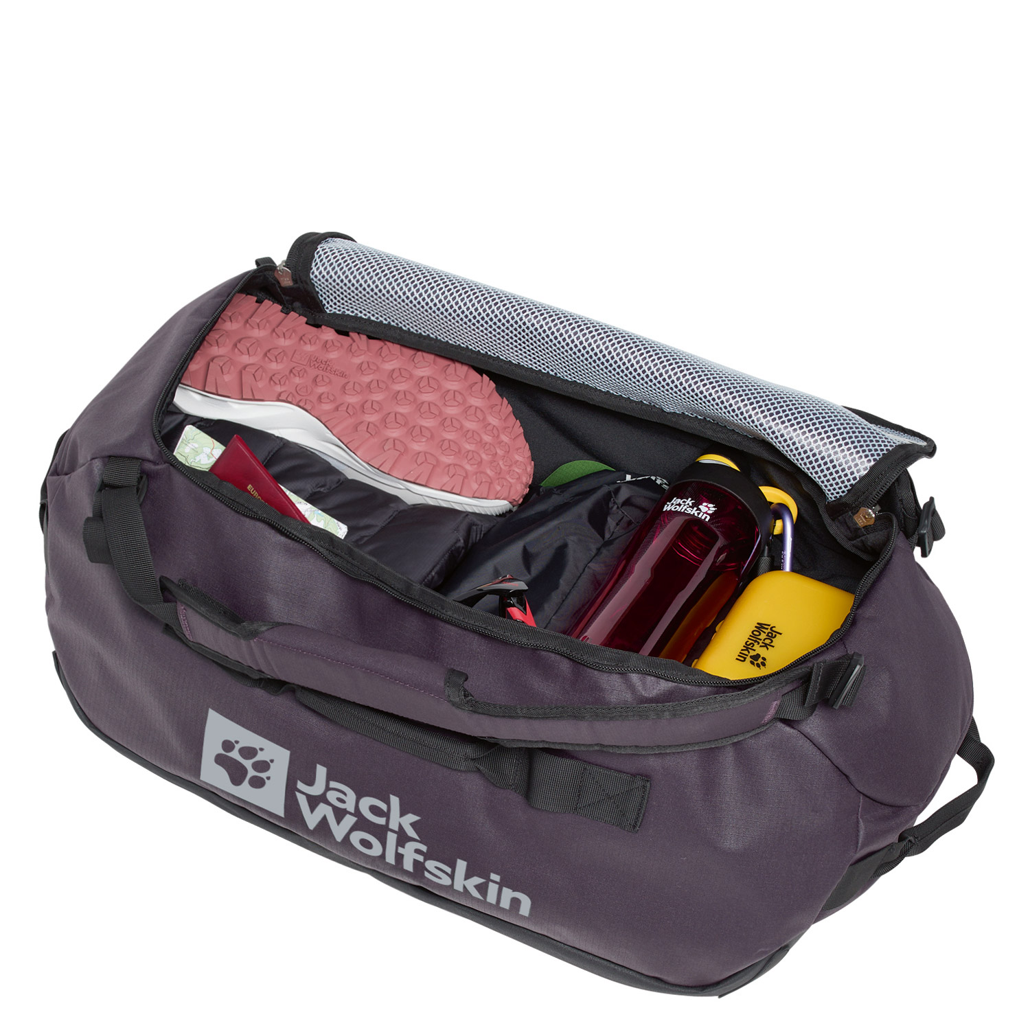 Jack Wolfskin Reisetasche/Rucksack All-In Duffle 45 midnight plum Abbildung 4