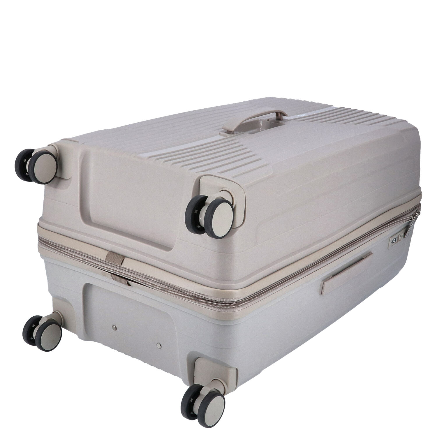 DYX 4 Rollen Trolley 3er Set S/M/L New York beige Abbildung 7