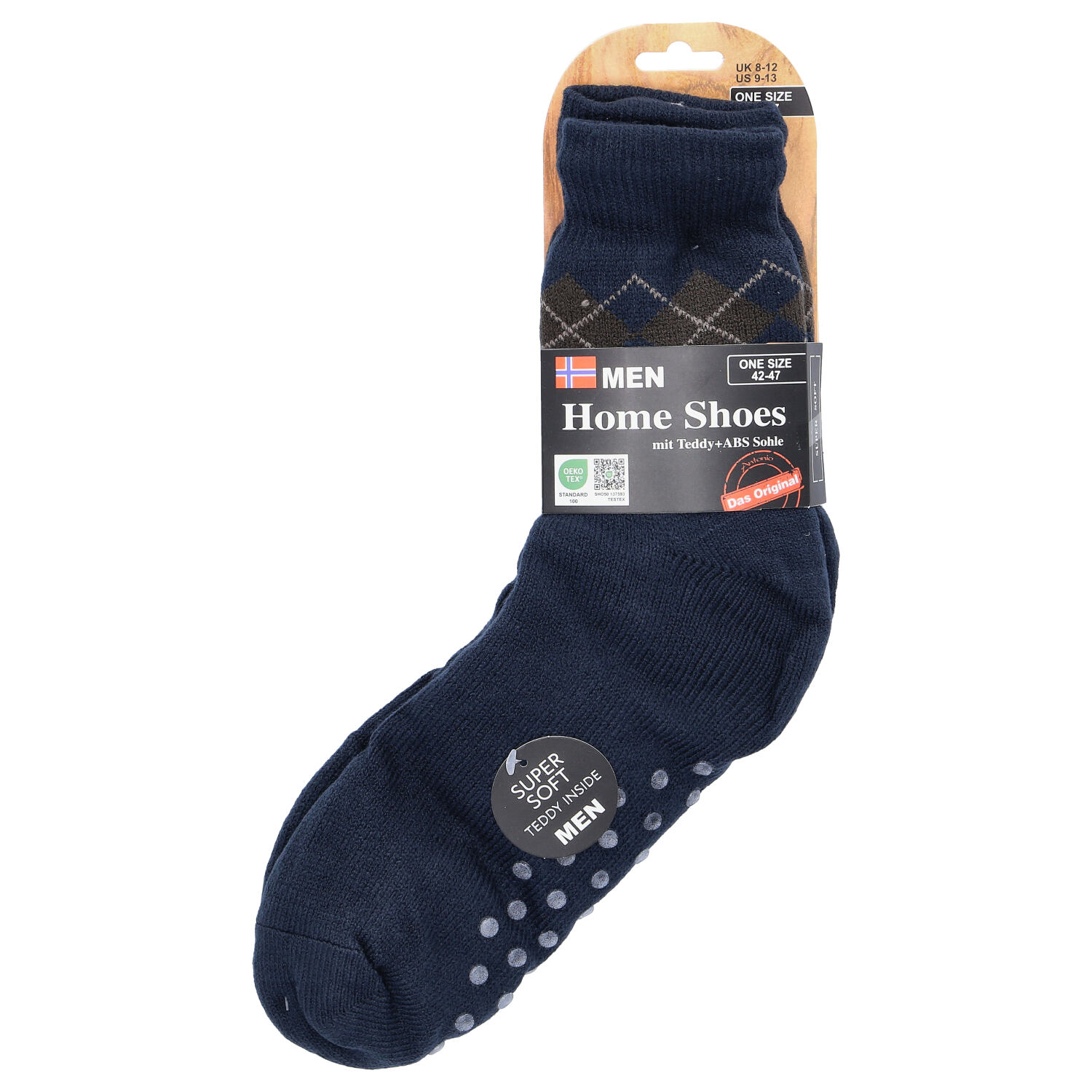 Antonio Kuschelige Hüttensocken im Norweger Design Gr. 35-42  . Abbildung 1