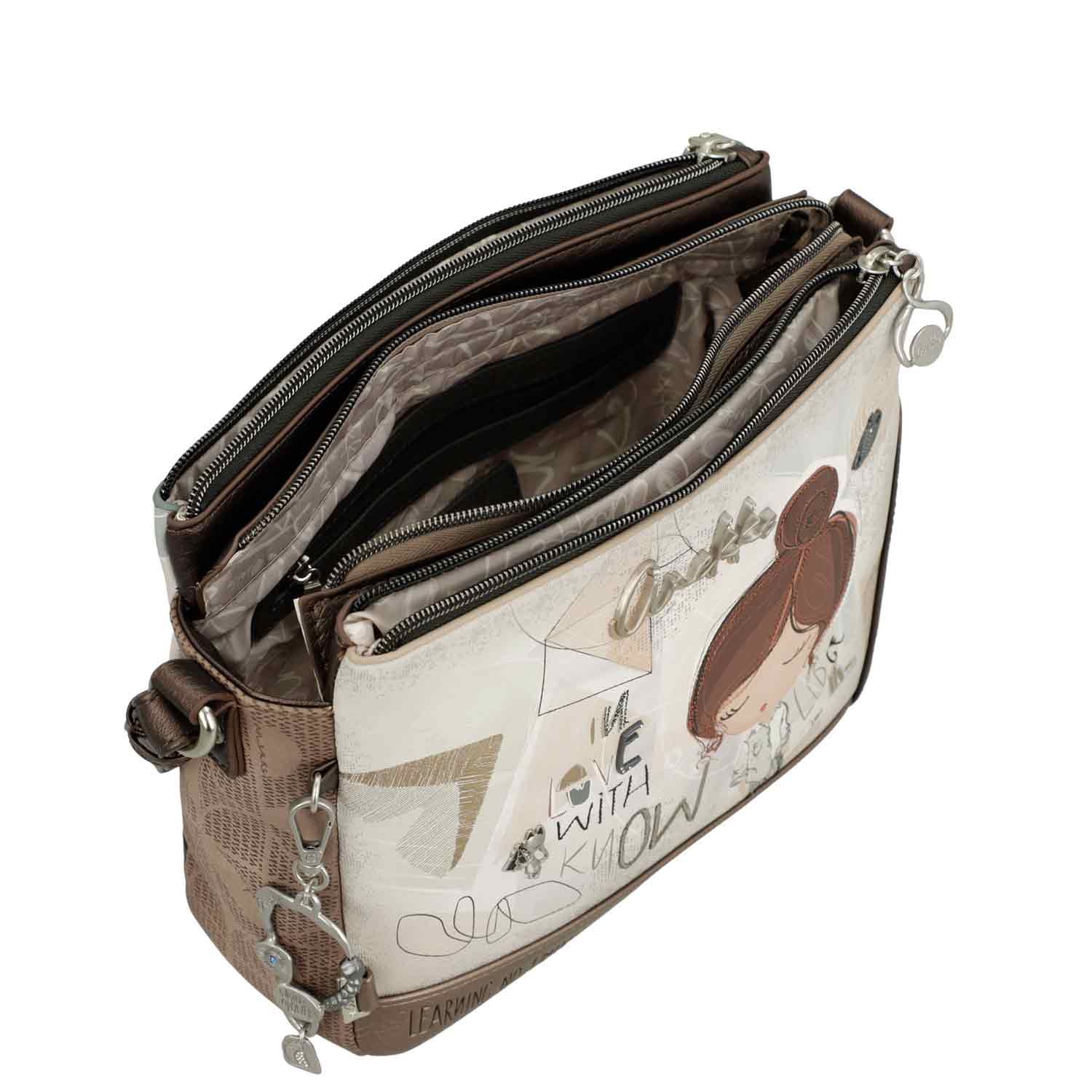 Anekke Damen Umhängetasche Bolso Bandolera multicolour Abbildung 4