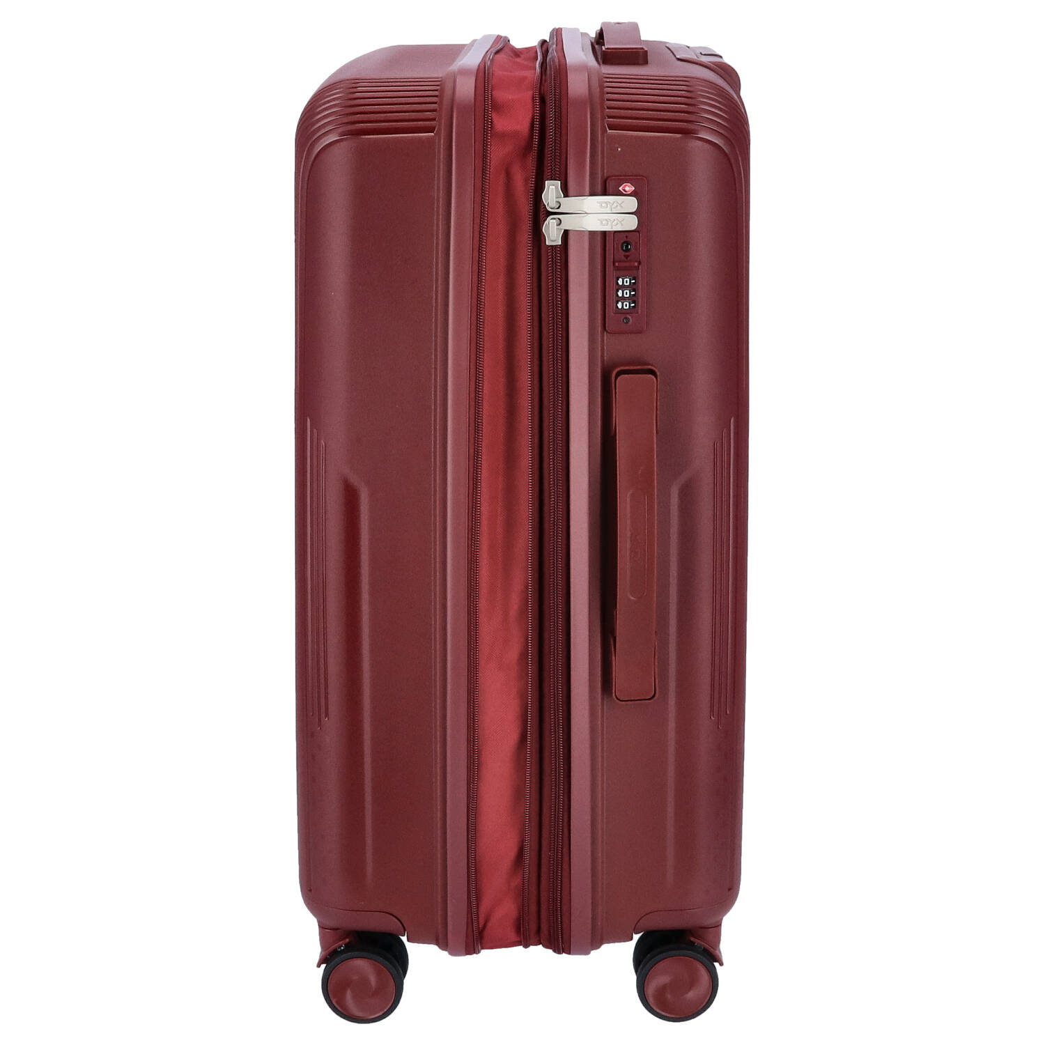 DYX 4 Rollen Koffer M 67 cm Palermo rot Abbildung 5
