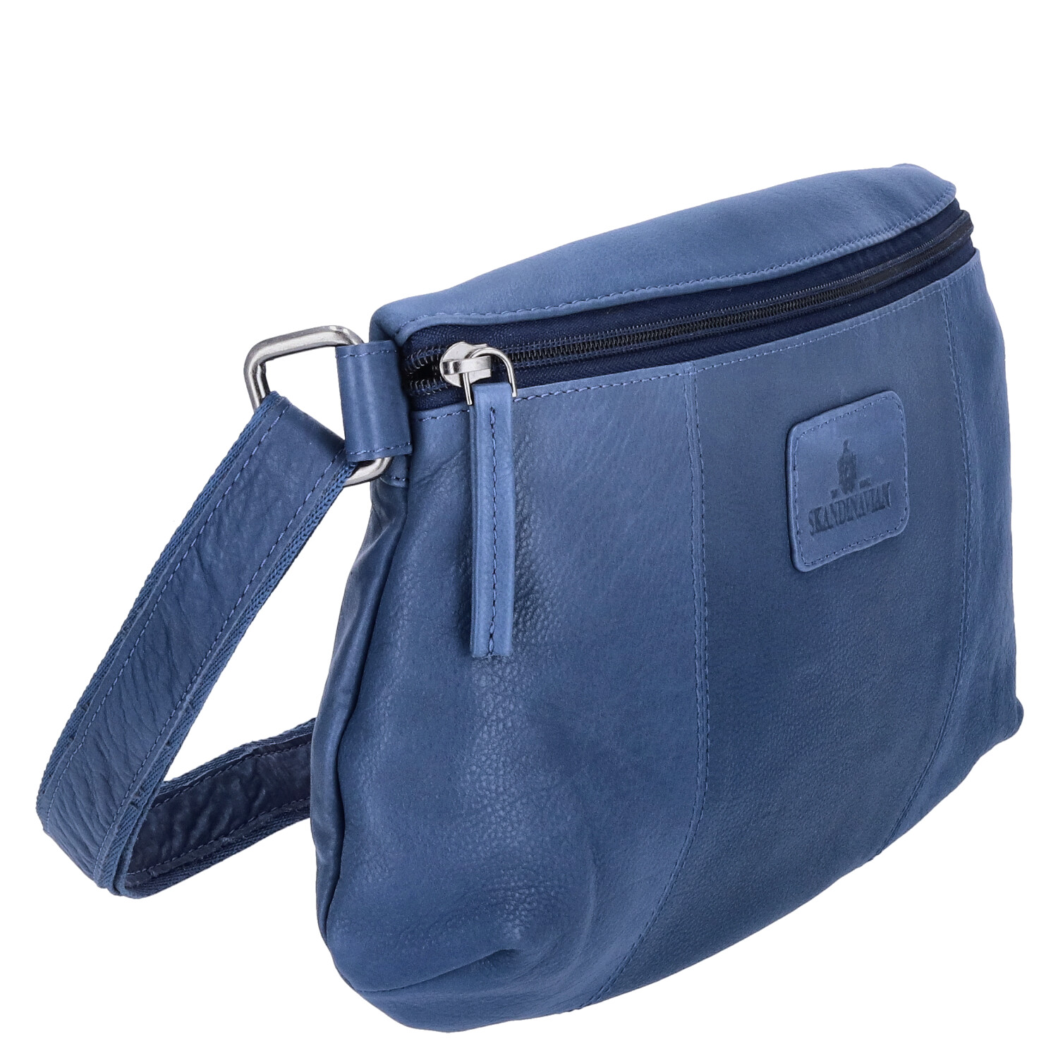 The Skandinavian Brand Leder Crossbody Bag  Blue