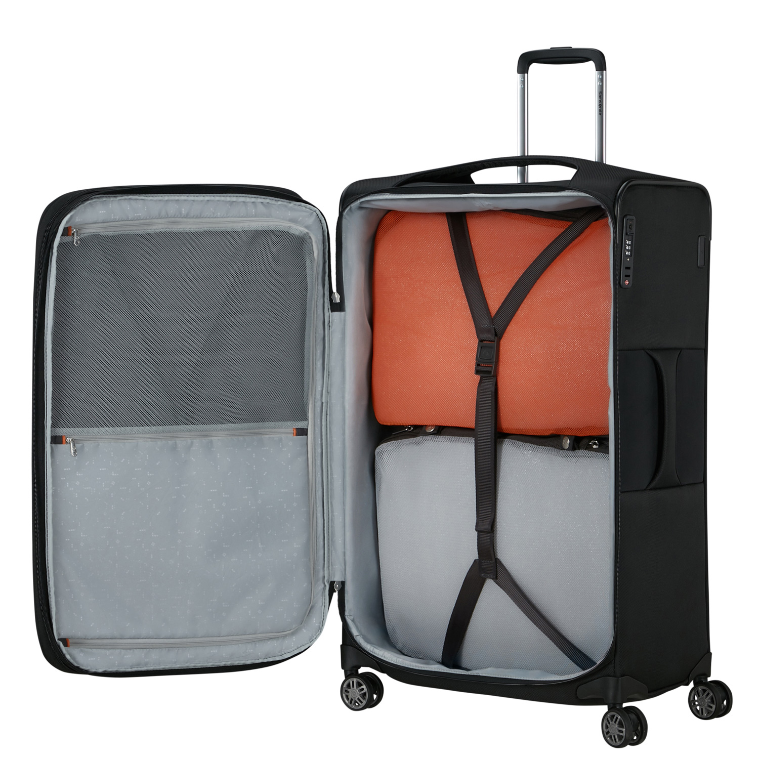 Samsonite 4-Rad Trolley 78/29 erweiterbar RE-Lite Black Abbildung 5