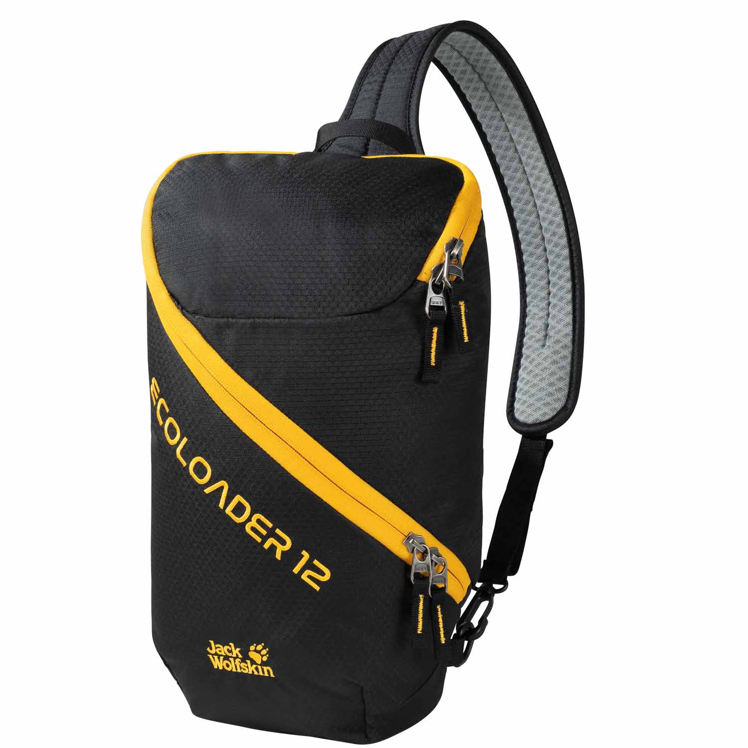 Jack Wolfskin Bodybag Rucksack Ecoloader 12 Bag Black