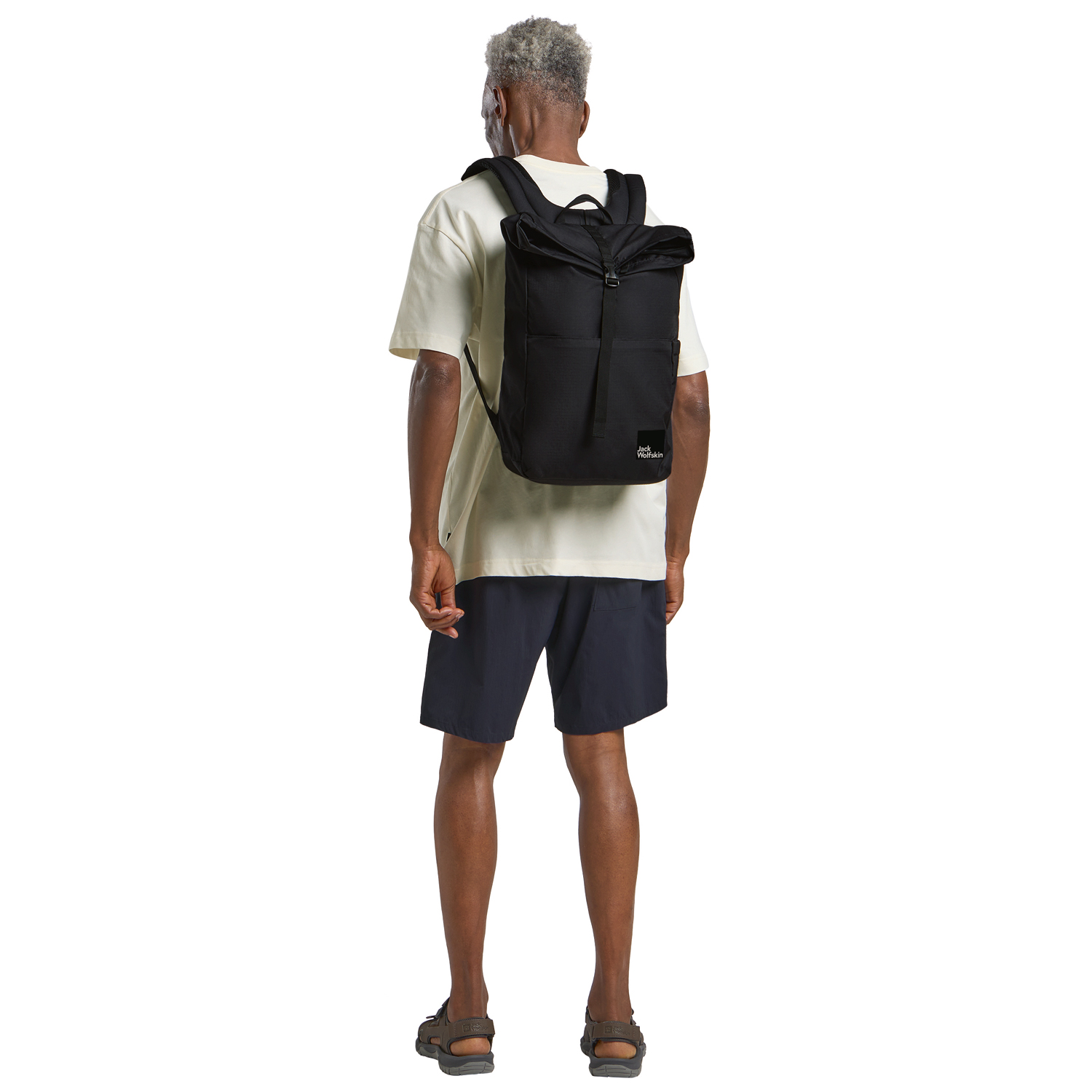 Jack Wolfskin Rolltop Rucksack Island Black Abbildung 6